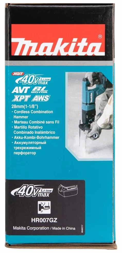 Makita HR007GZ 40V Max XGT bezszczotkowy młot udarowo-obrotowy SDS-Plus