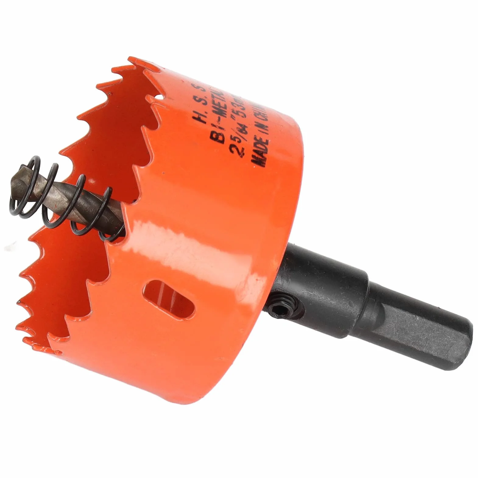 Otwornice Bimetaliczne HSS 53mm z Trzpieniem do Drewna i Metalu