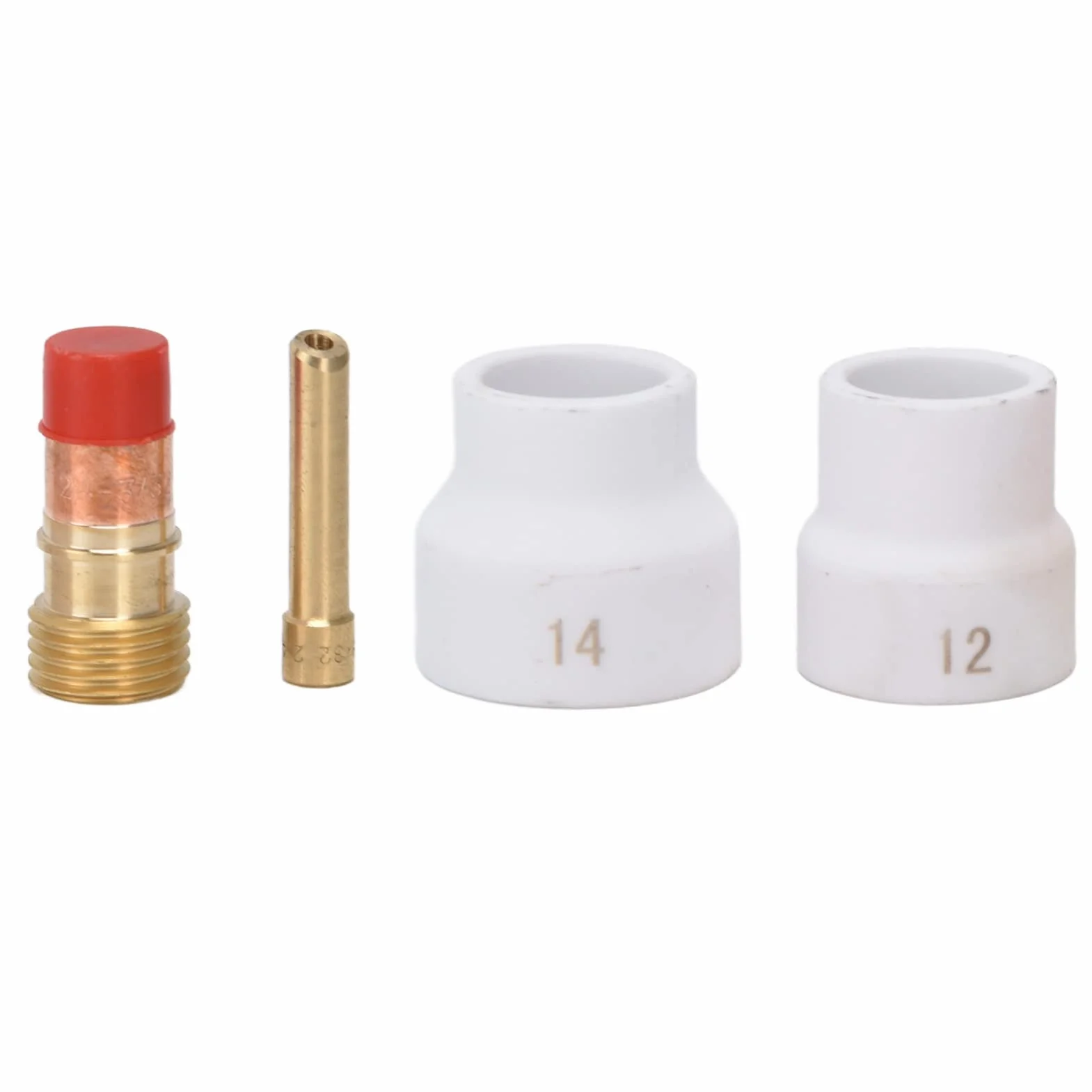 TIG Welding Torch Accessory Set Gas Lens for WP 17 18 26 Series Ceramic Nozzle Electrode Holder