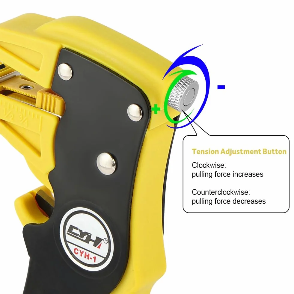 Flintronic Automatyczne szczypce do ściągania izolacji 18 cm regulowany przecinak 14-24 AWG