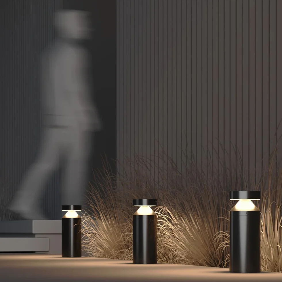 MAYTONI Wodoodporna lampa zewnętrzna LED Olten 12W 3000K 300lm CRI 80 Grafit Aluminium