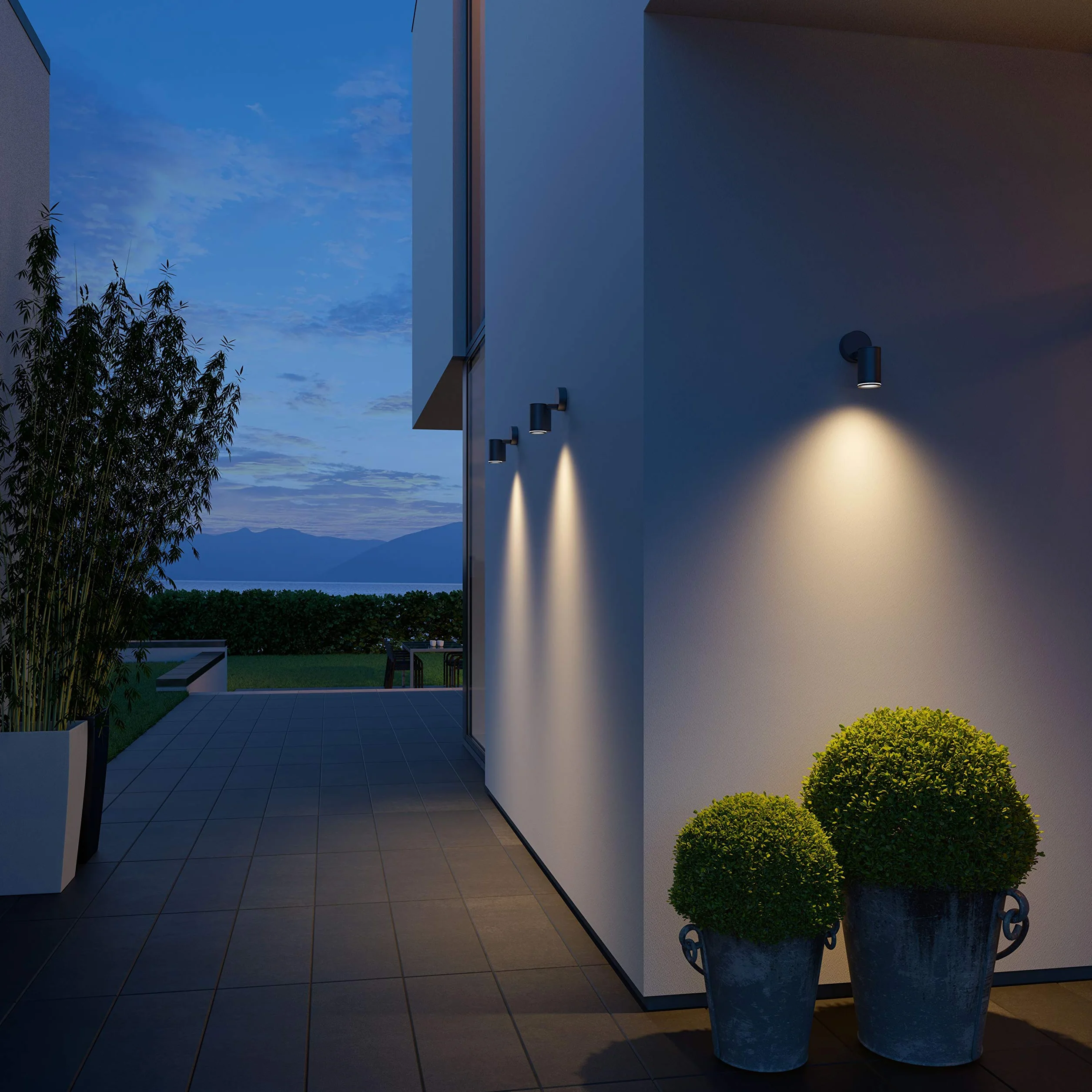 Steinel Reflektor LED Spot ONE S antracytowy, czujnik ruchu 90°, z żarówką LED GU10, podłączany do sieci za pomocą kabla, aluminium, 7,47 W
