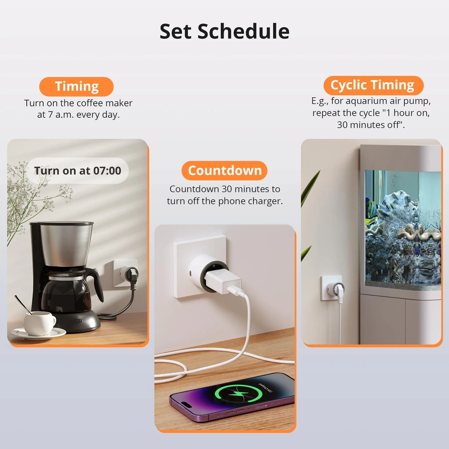 SONOFF S60TPF Inteligentne gniazdo WiFi 16A 4000W, pomiar prądu, zabezpieczenie przeciążeniowe, sterowanie głosem, kompatybilne z Alexa Google Home