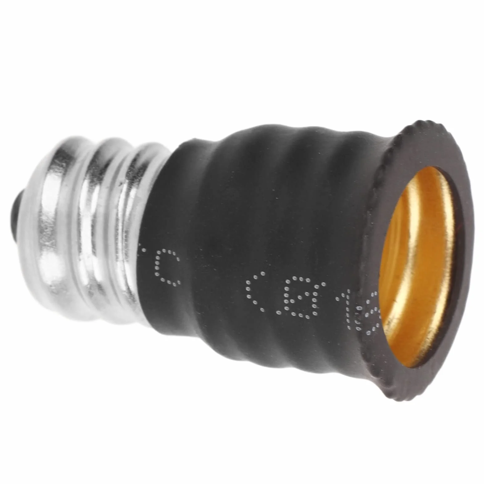 Adapter E12 na E14 6 szt. Prosty Praktyczny PC Miedź Czarny