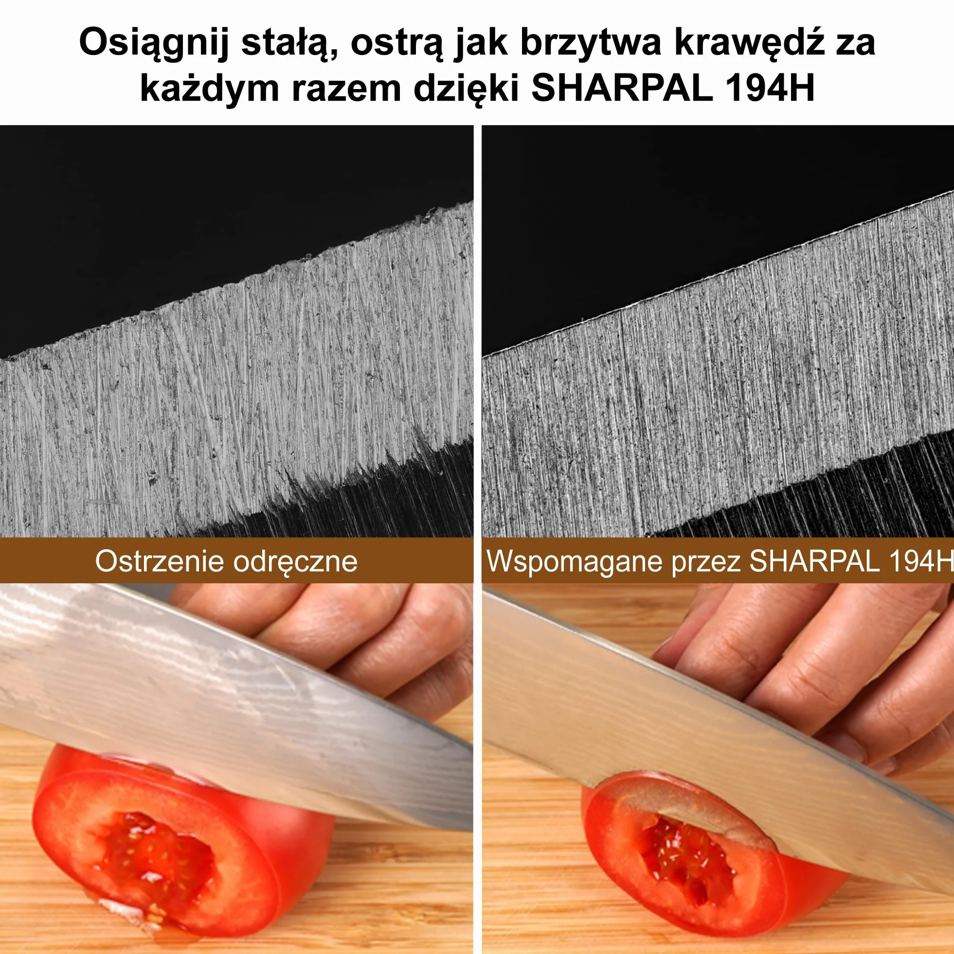 SHARPAL 194H ostrzałka do noży z prowadnicą kątową, kąt 15°-45°