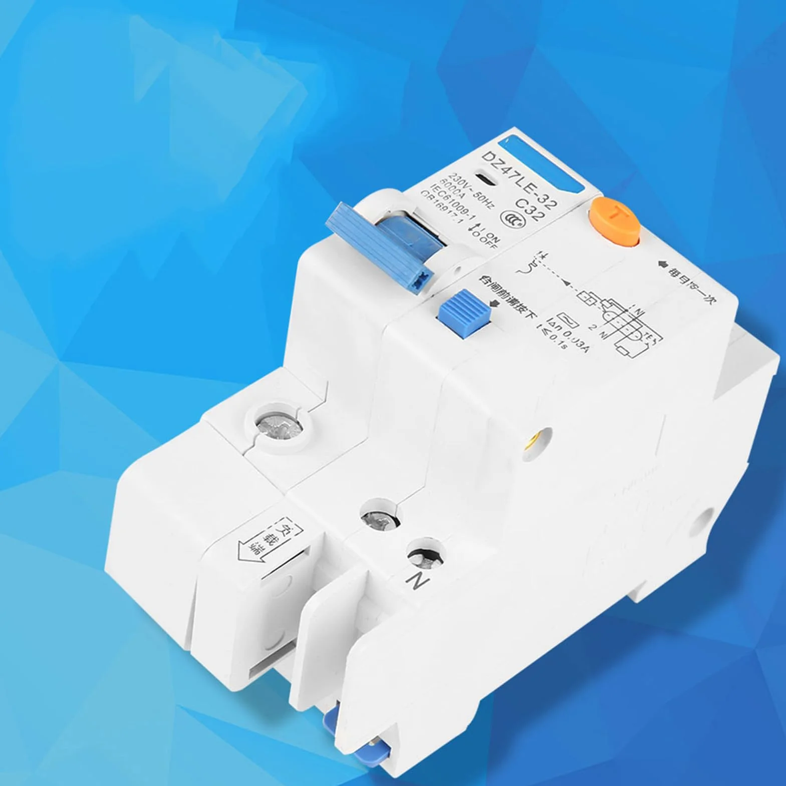 Wyłącznik różnicowoprądowy RCCB DZ47LE-32 1P+N C32 30mA 230V