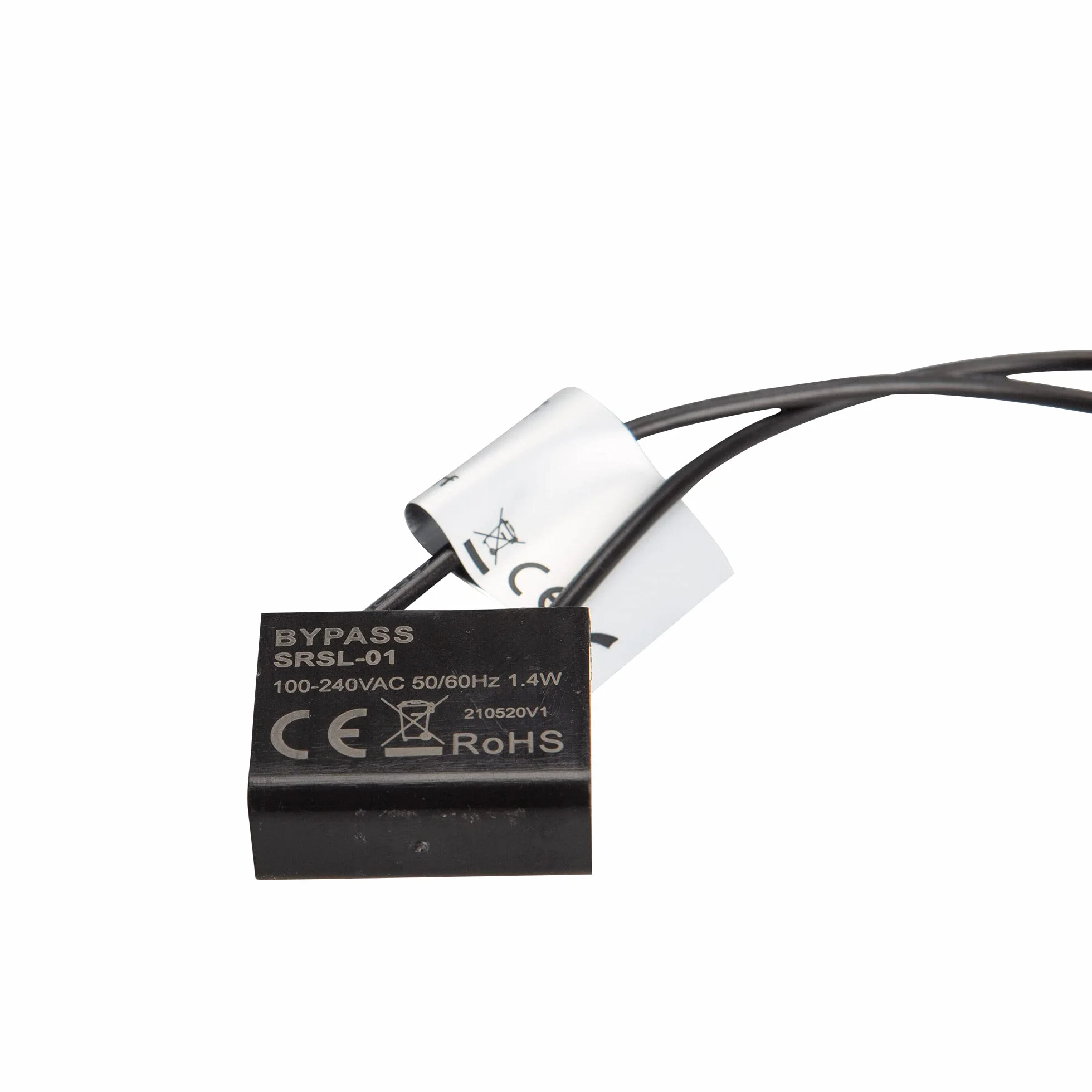 Mextronic SR-SL01 ściemniacz Bypass LED 2-przewodowy czarny 230V AC montaż powierzchniowy