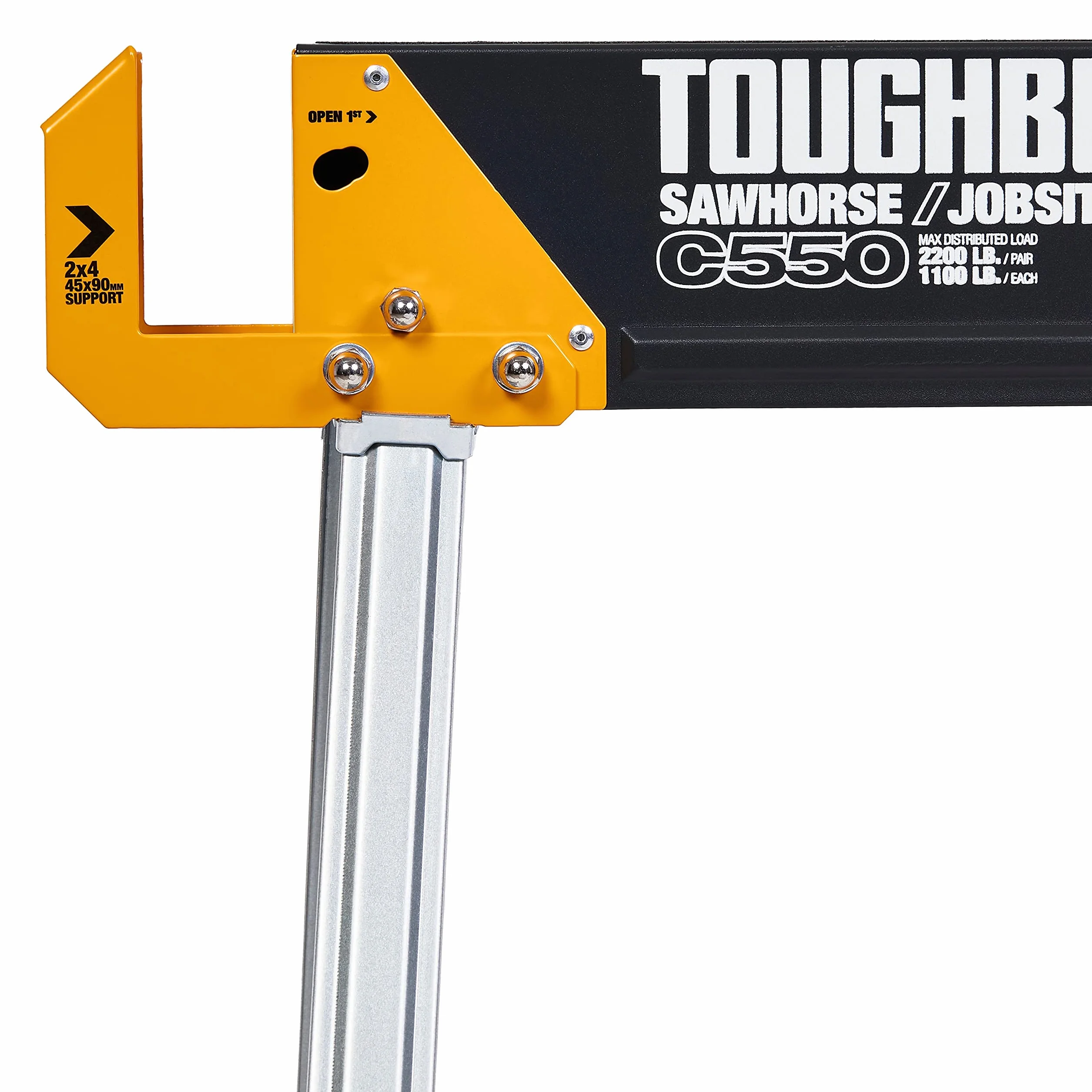 Toughbuilt C550-2 TB-C550-2 Koń piłowy, czarny