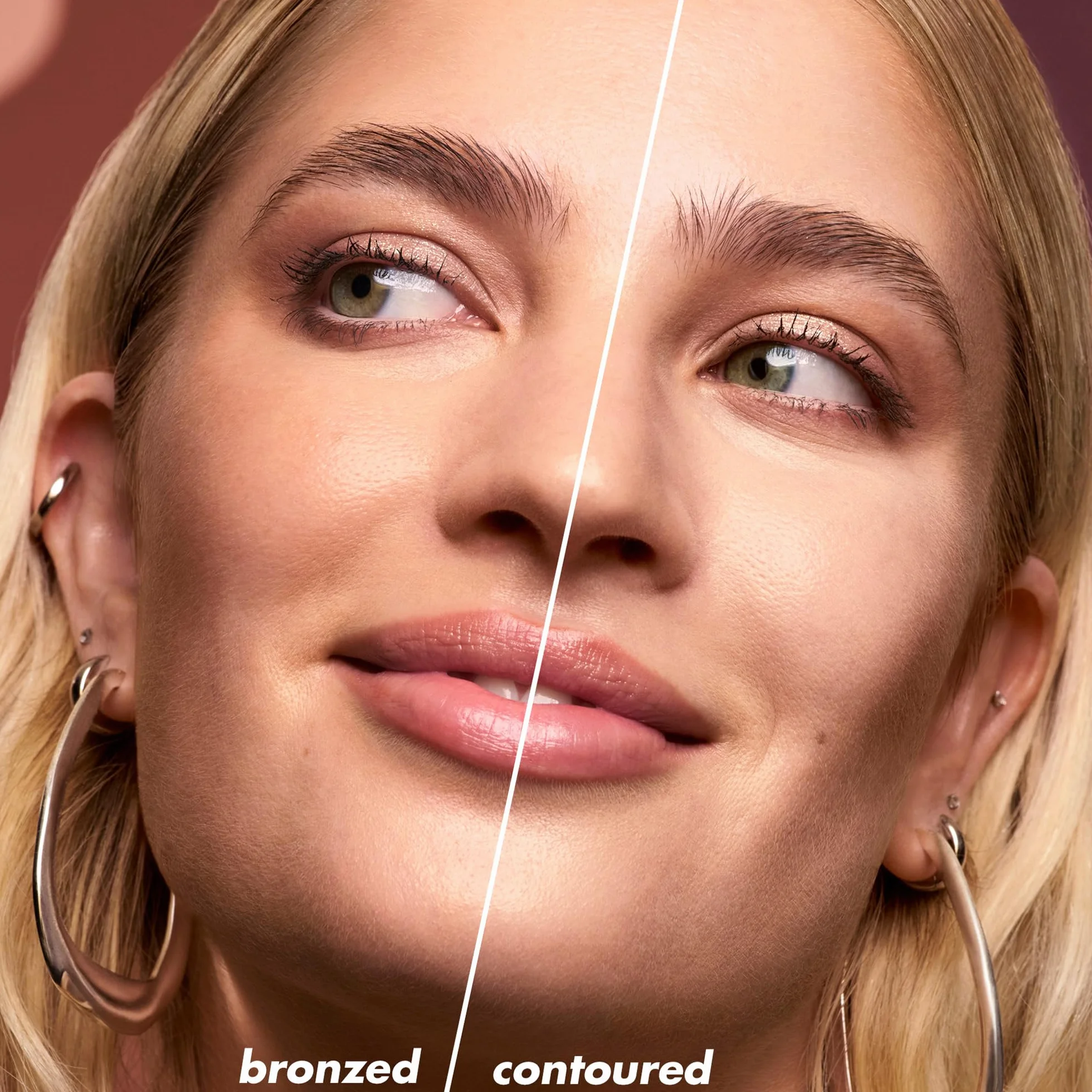 e.l.f. Camo Liquid bronzer i kontur, wysoko pigmentowany, naturalny blask, widoczna tekstura, trwała, zaokrąglony aplikator, wegański, nietestowany na zwierzętach, 5 średni