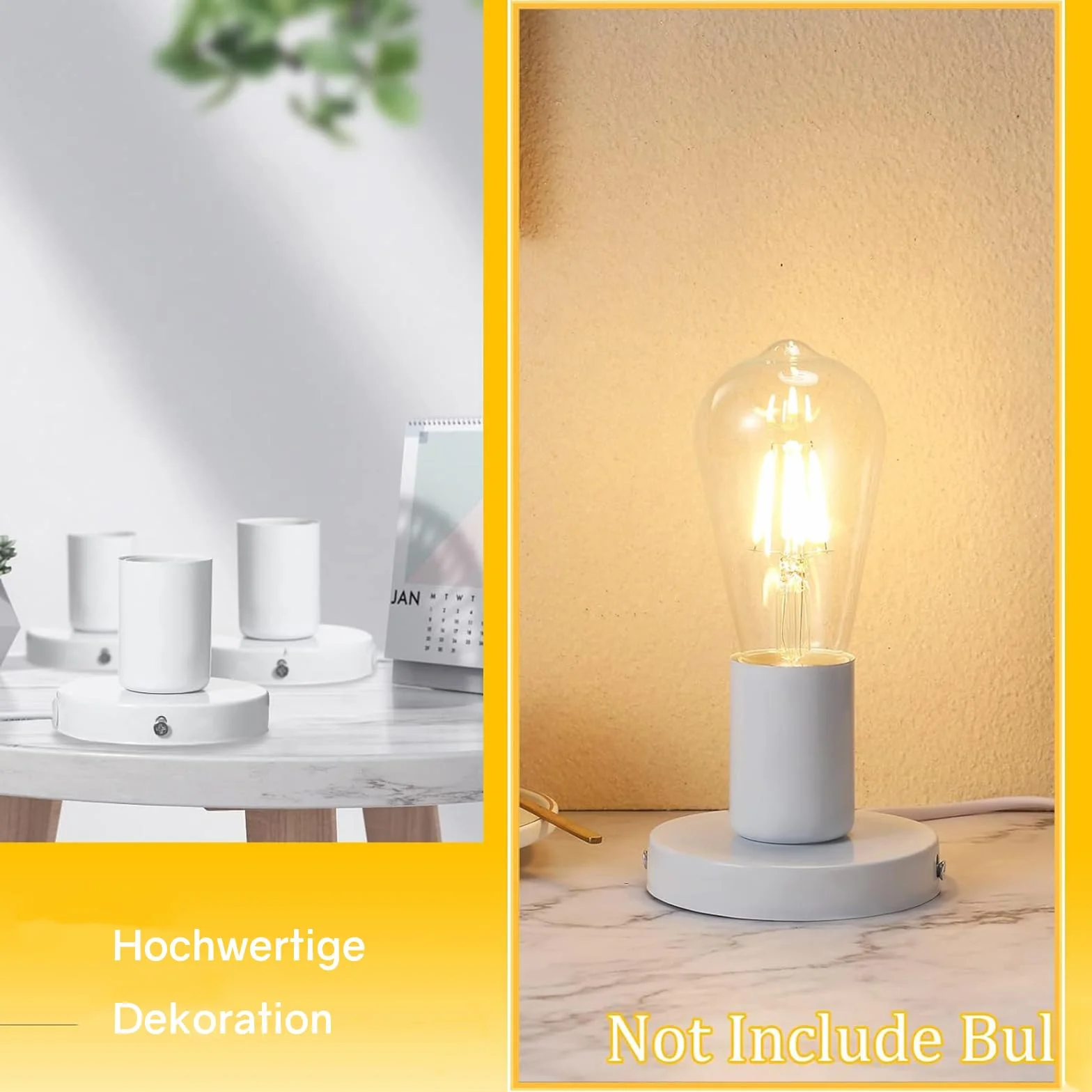 Oprawa lampy E27 z przełącznikiem biała przewód 1,8 m pierścień śrubowy DIY zawieszenie