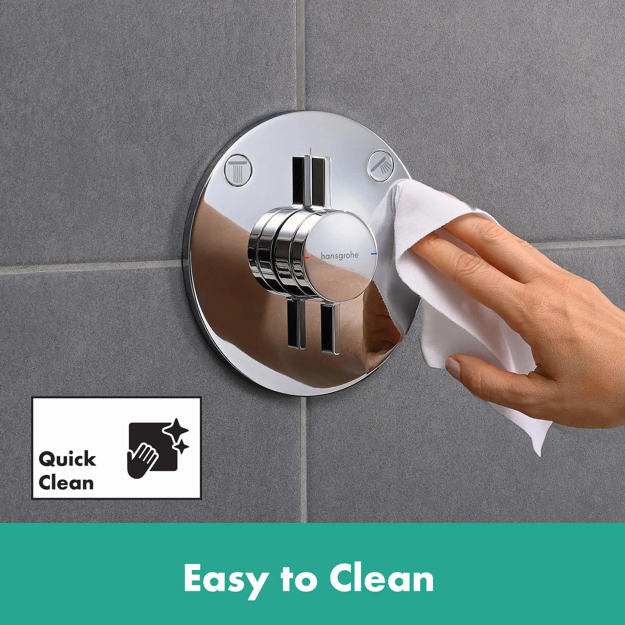 hansgrohe DuoTurn S jednouchwytowa bateria prysznicowa podtynkowa do 2 odbiorników chrom
