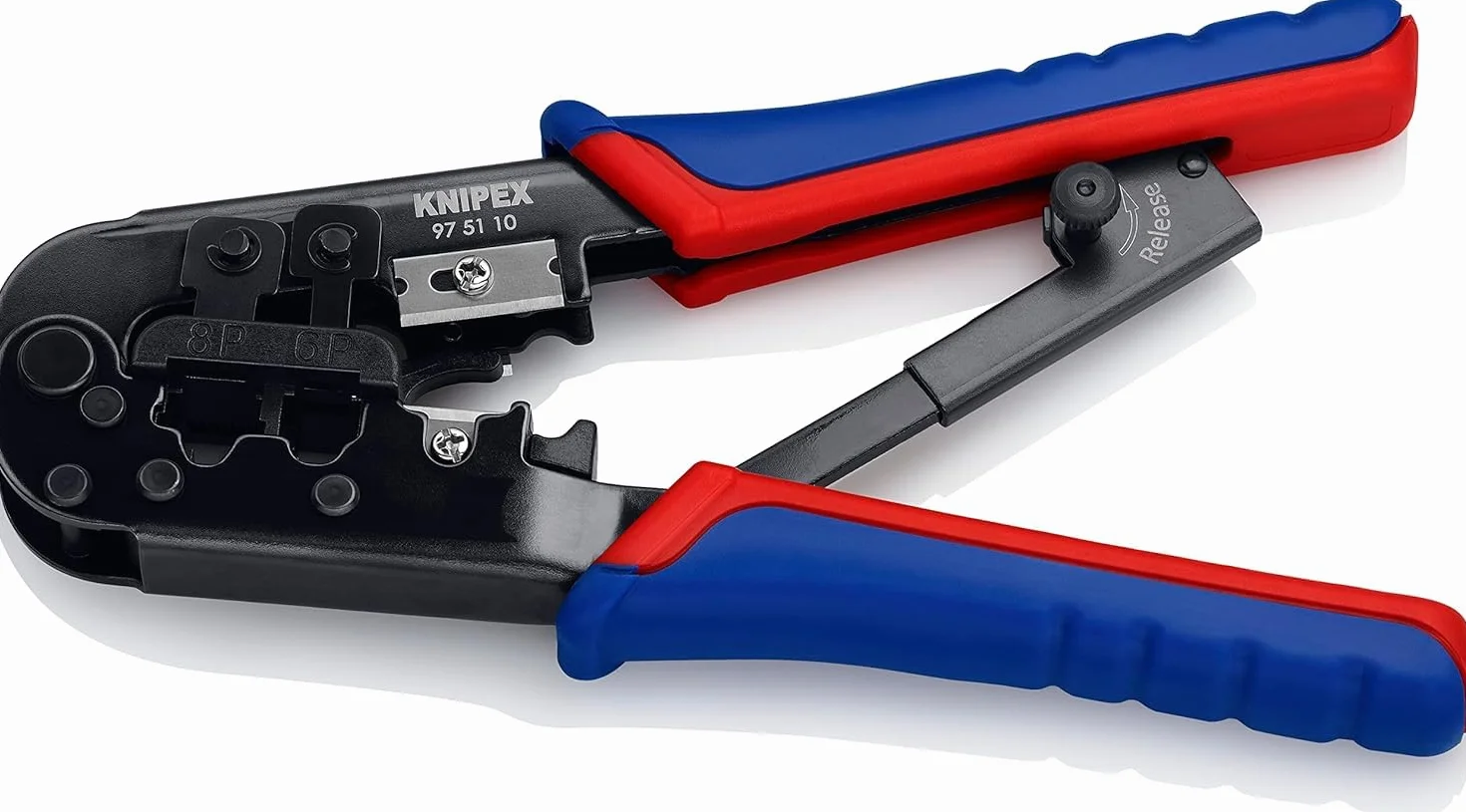 KNIPEX Szczypce do zagniatania wtyków telefonicznych Western 190 mm 97 51 10
