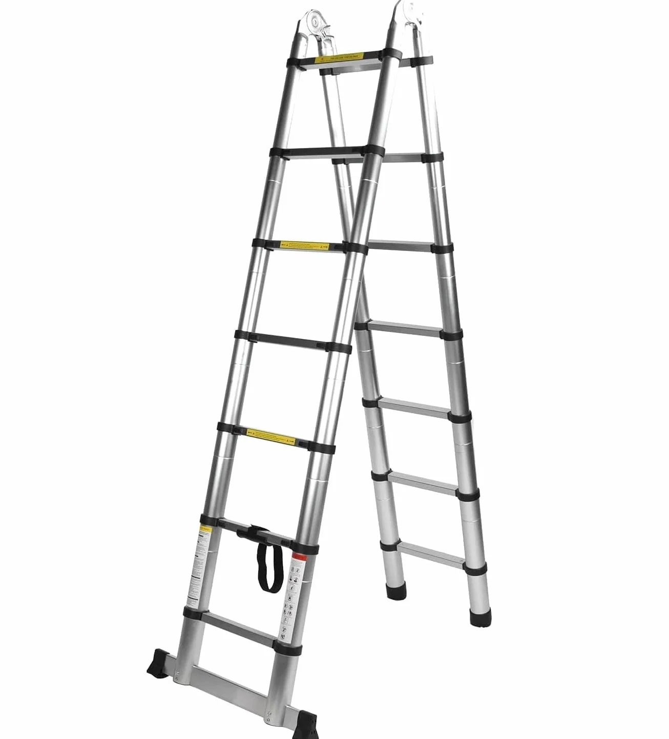 TREPPE Aluminiowa drabina teleskopowa dwustronna 4,4 m