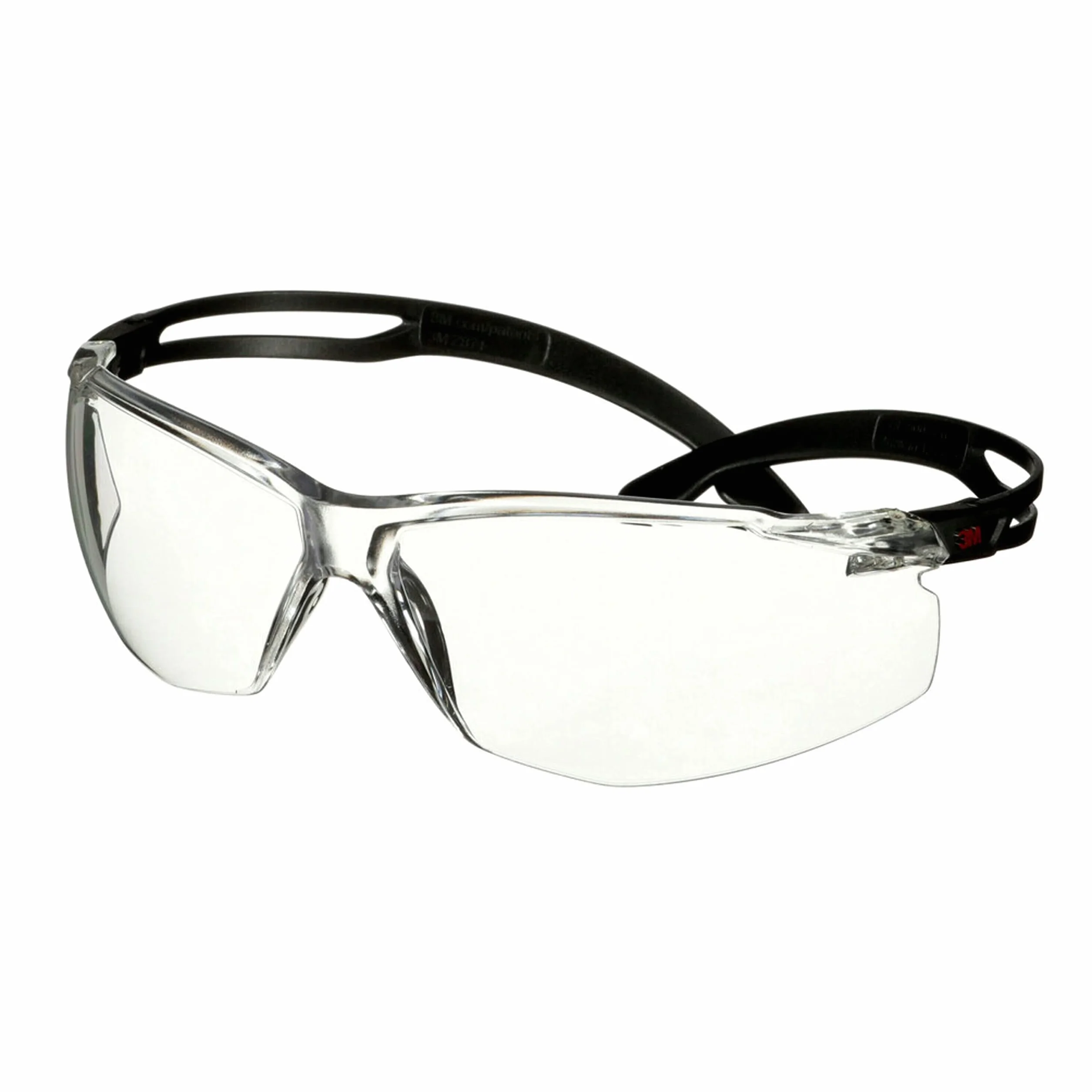 3M SecureFit 500 okulary ochronne SF501AF-BLK-EU czarna ramka przezroczyste soczewki