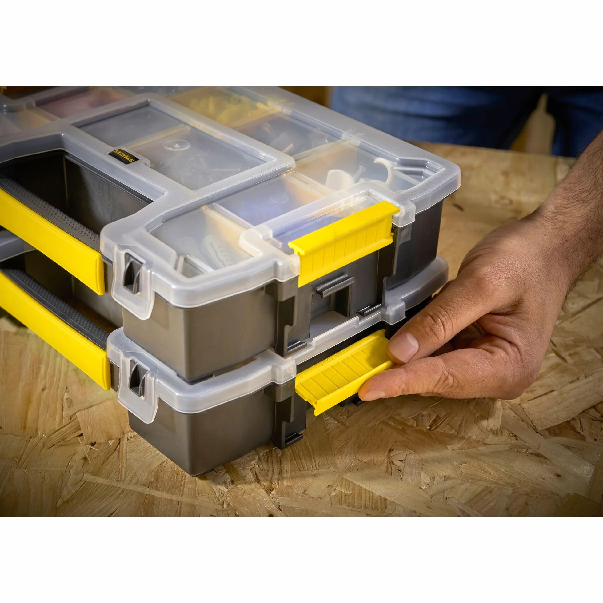 Stanley STST1-70720 Skrzynia Narzędziowa Żółty Czarny 29.5 x 6.5 x 21.5 cm
