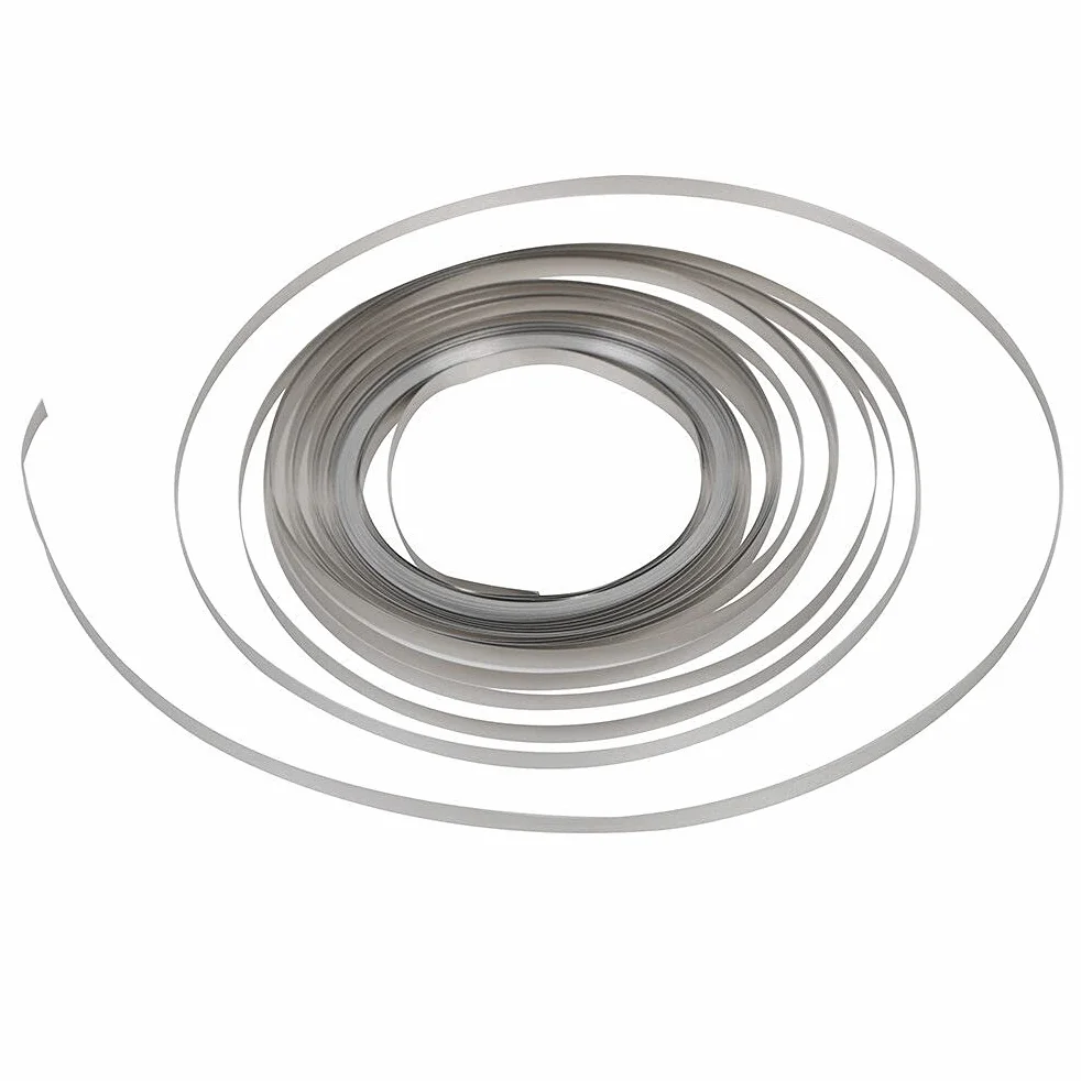 Niklowany stalowy pasek 0,1 mm x 5 mm 10 m do zgrzewania punktowego baterii