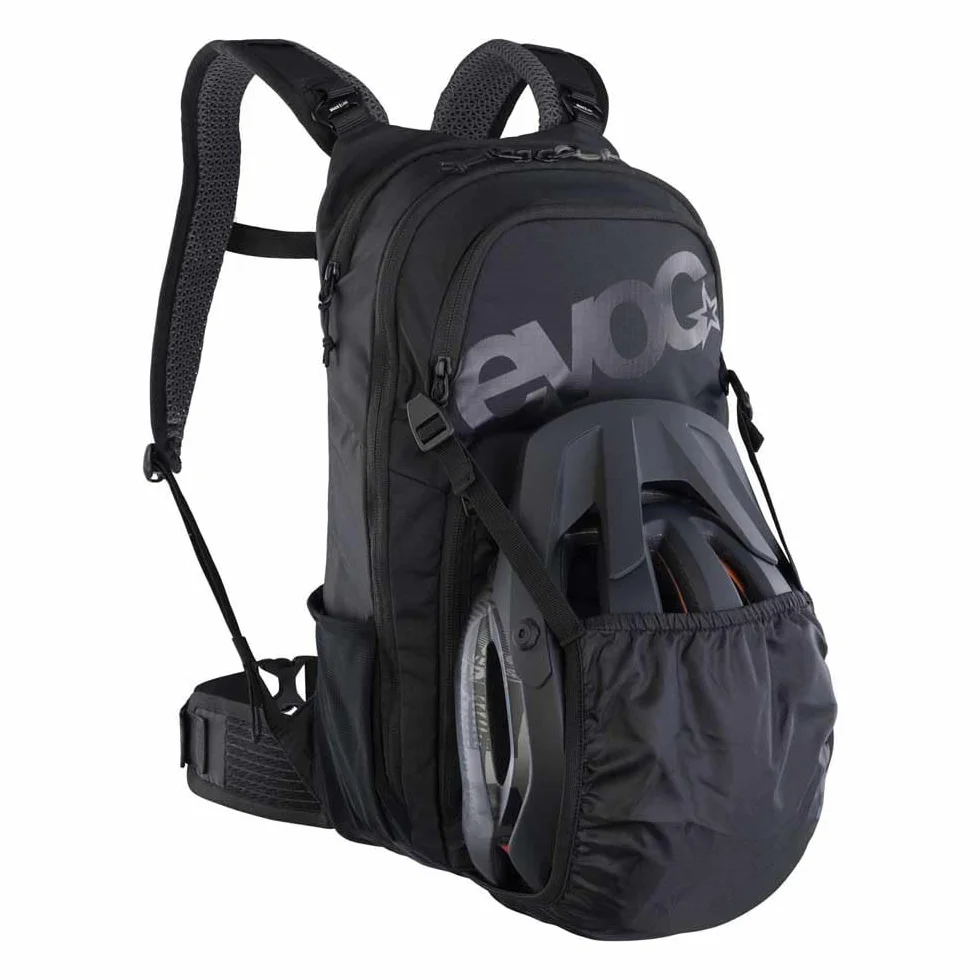 EVOC STAGE 12, plecak (regulowane paski naramienne z BRACE LINK, AIR FLOW CONTACT SYSTEM, z kieszenią na bukłak, kieszenią na narzędzia i paskami kompresyjnymi, jeden rozmiar)