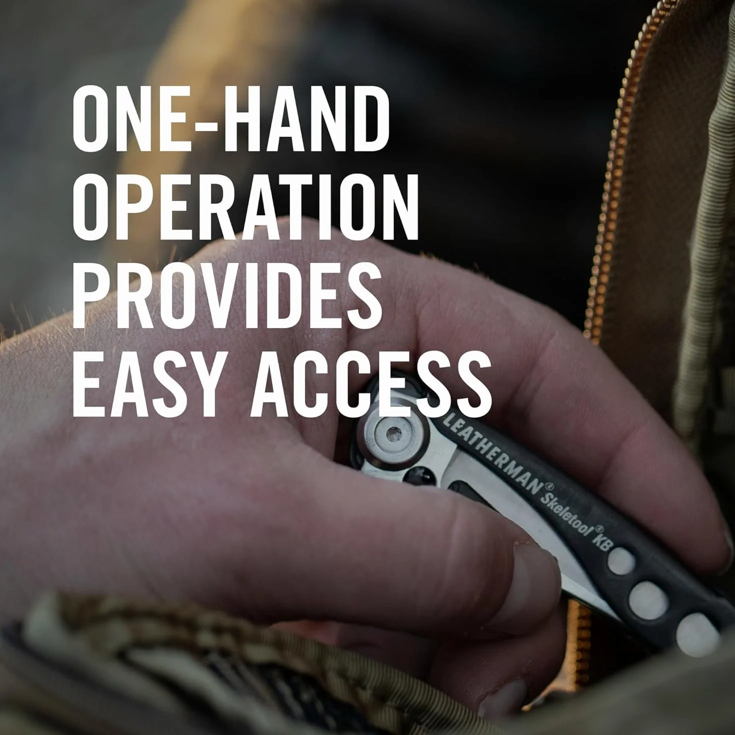 Leatherman Skeletool KB Czarny Nóż Składany Stalowe Ostrze Otwieracz do Butelek Zielony