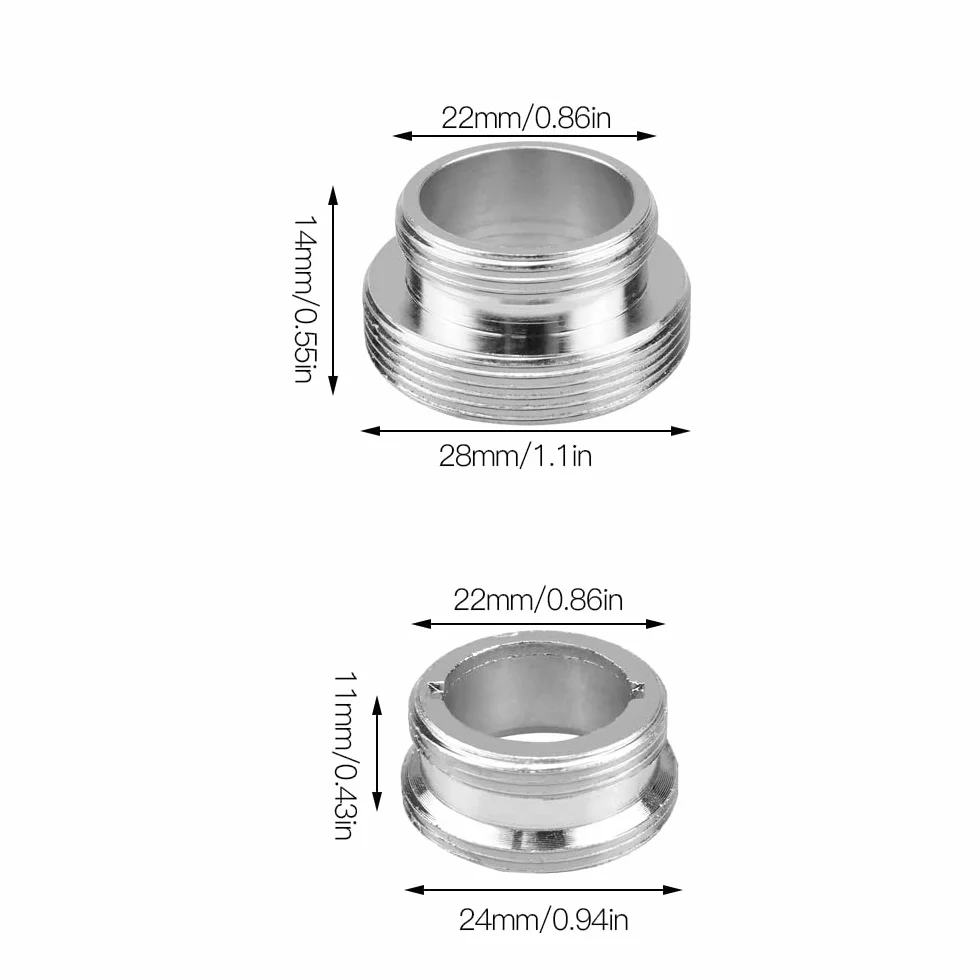 Metalowy adapter do kranu 22-24 mm napowietrzacz złącze ogrodowe