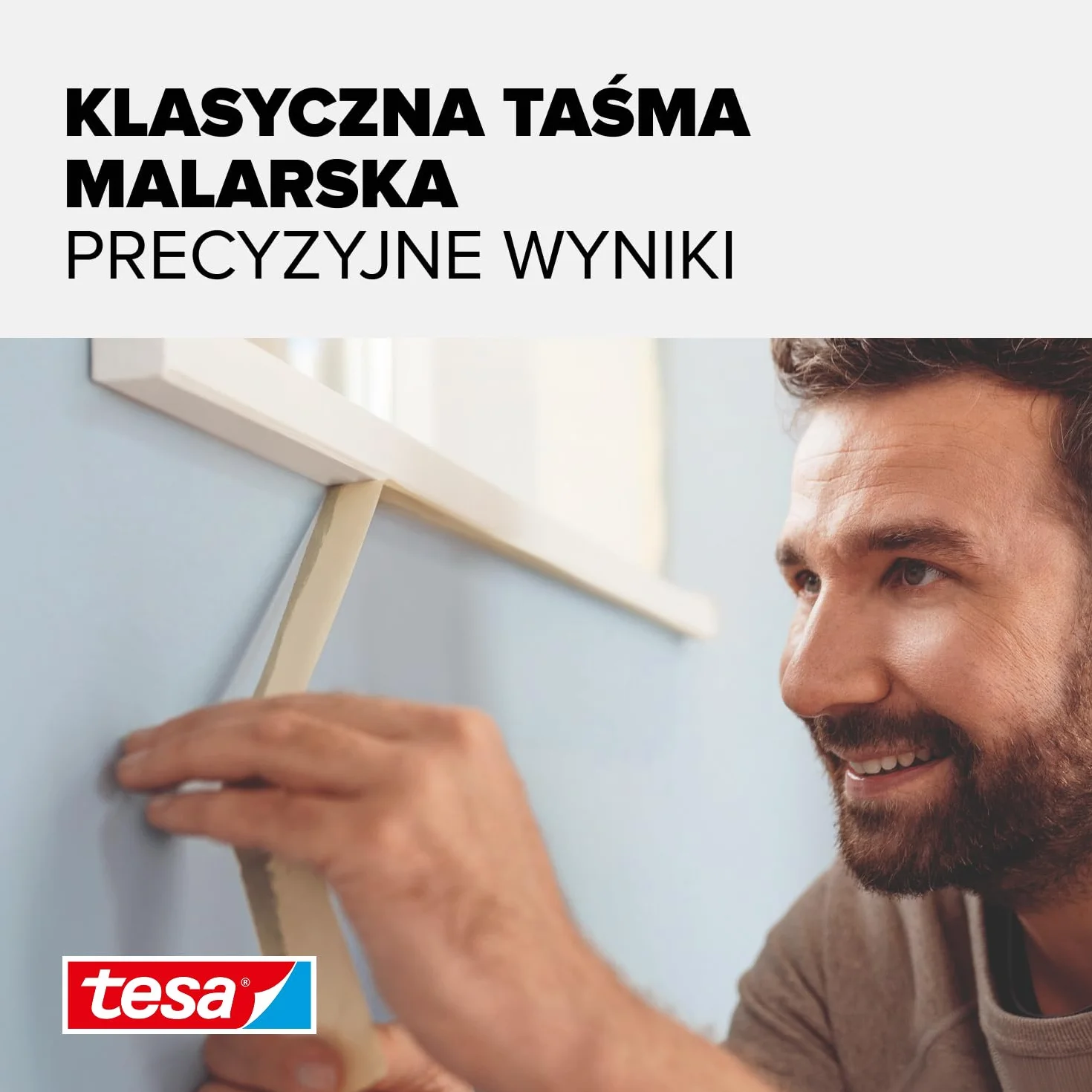 Tesa Classic taśma maskująca 50m x 19mm bezrozpuszczalnikowa usuwalna