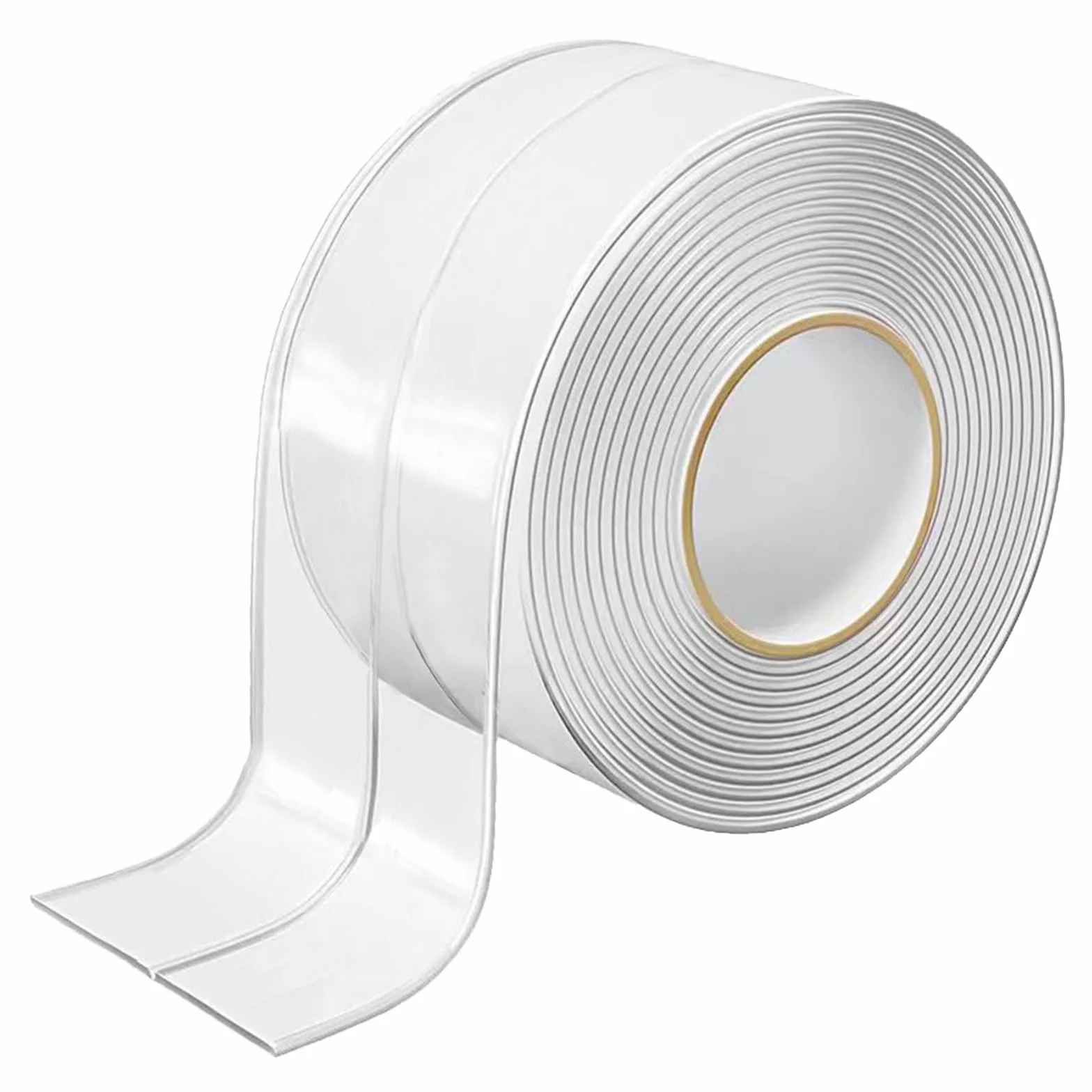 Widen Clear Caulk Tape, przezroczysta taśma uszczelniająca wodoodporna samoprzylepna 50 mm