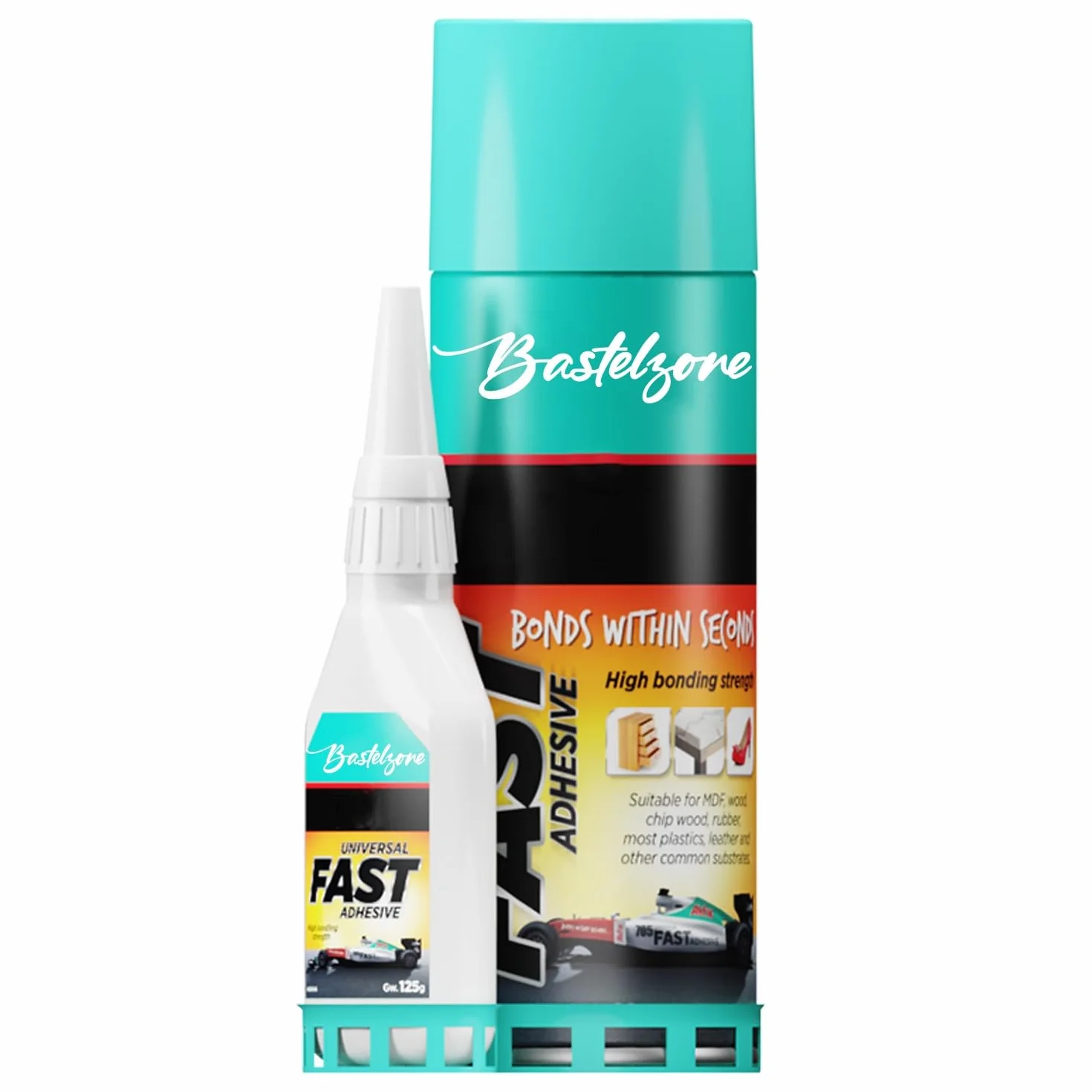 Klej błyskawiczny z aktywatorem natryskowym 50 g 200 ml sprayu