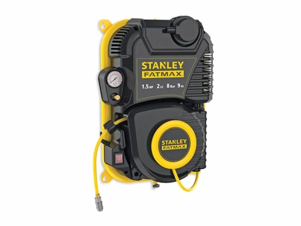 Stanley Fatmax Walltech Pro Sprężarka Ścienna 230V Czarny Żółty