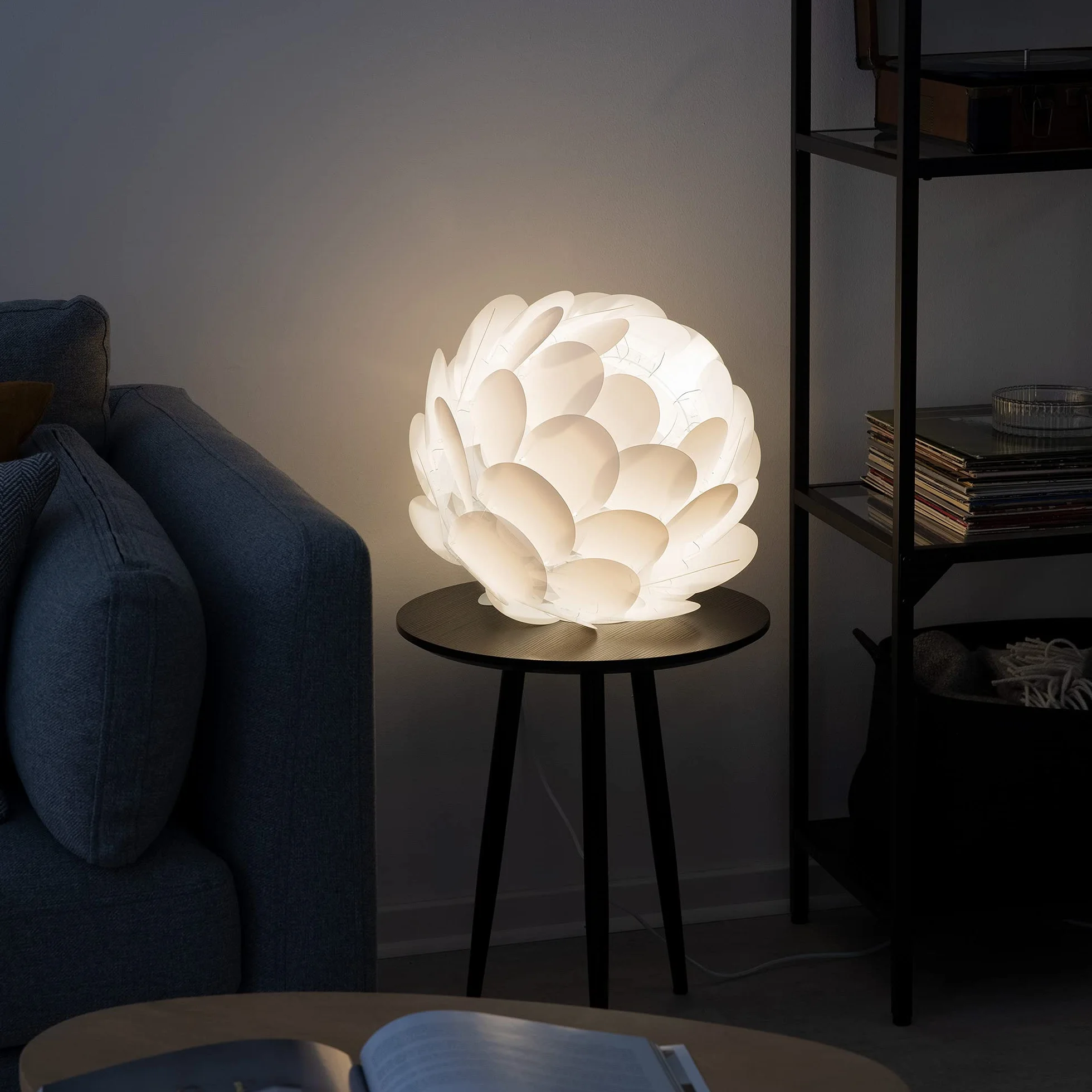 kwmobile Puzzle lampa Abażur sufitowy i wiszący, lampa stojąca w kolorze białym