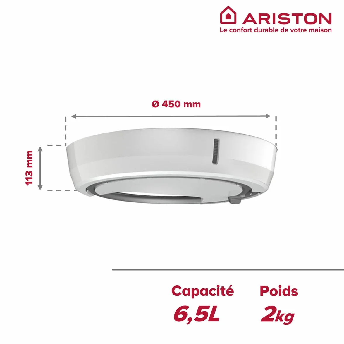 Ariston 3629055 pojemnik na kondensat, 6,5 l