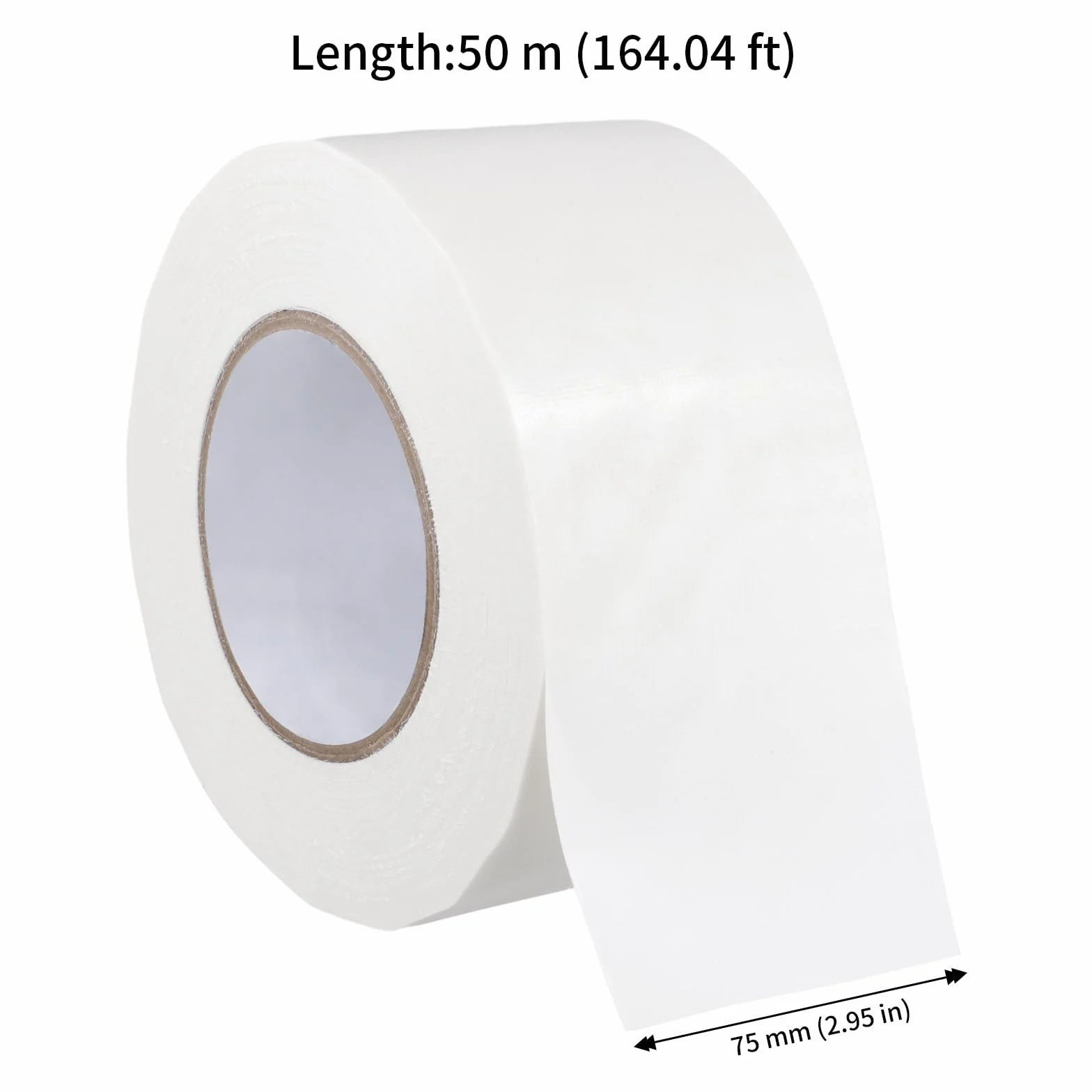 2 rolki taśmy Gaffa Tape biała 75 mm x 50 m, biała taśma pancerna Gaffa taśma klejąca do napraw, majsterkowania