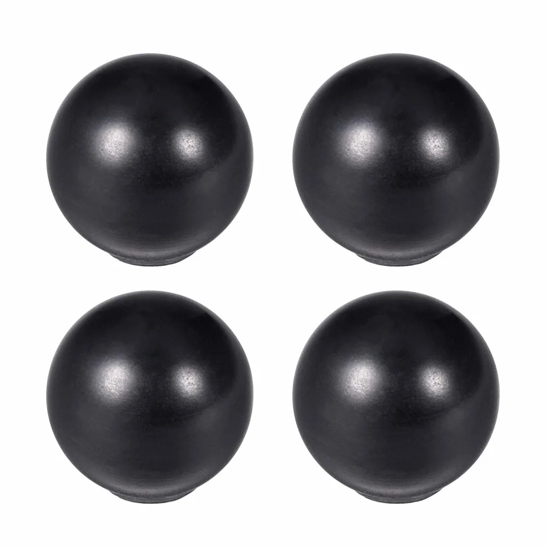 Duroplast gałka kulowa M5 gwint wewnętrzny uchwyt 16 mm czarny 4 szt.