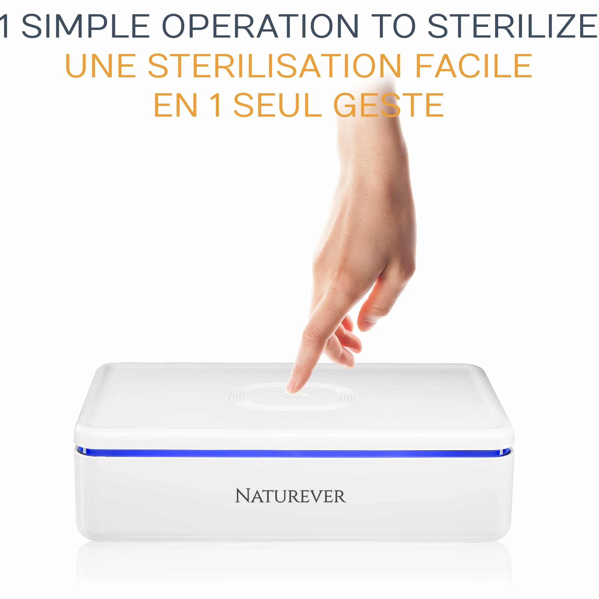 Sterylizator UV bezprzewodowy 9 diod duża pojemność ładowarka aromaterapia