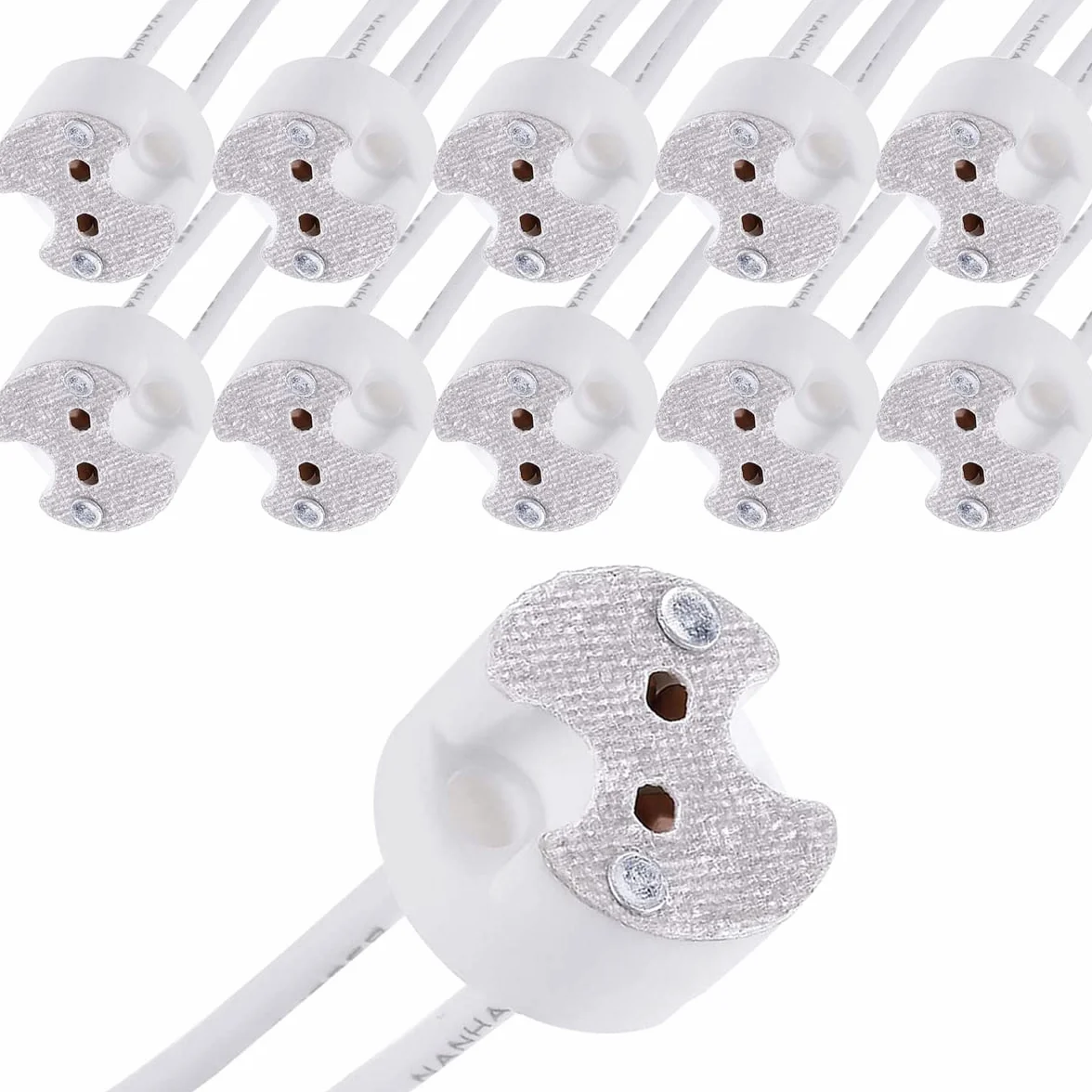 Gniazdo LED MR16 GU5.3, 10 sztuk Adapter ceramiczny MR11 G4 Konwerter