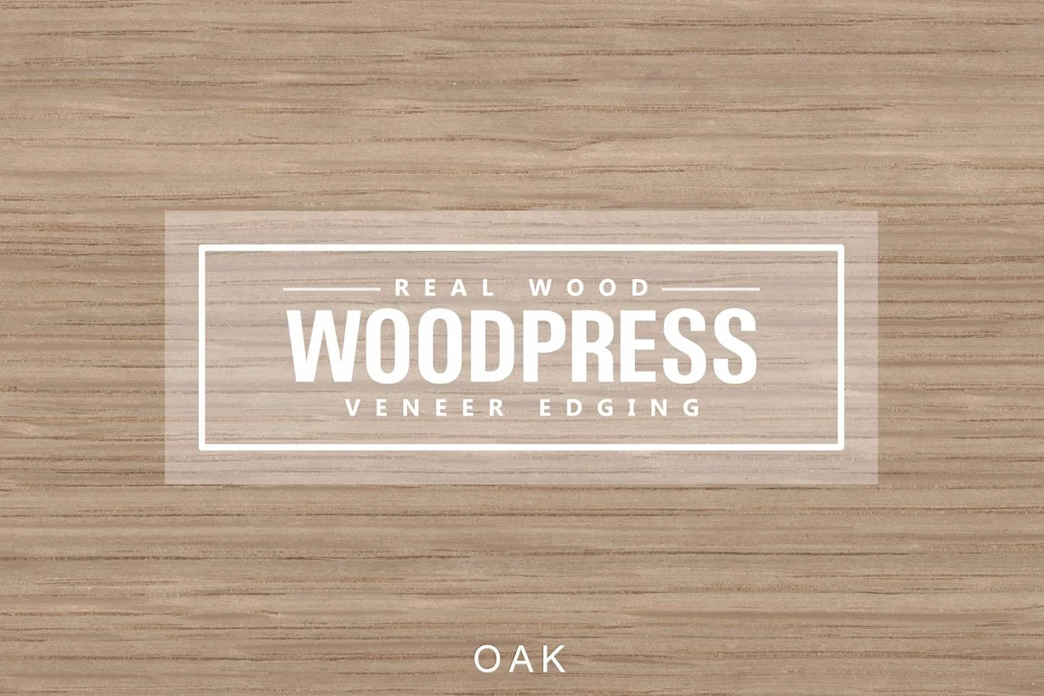 Oak Veneer Edging 30mm 7.5m Roll Pre-Glued Iron-On Real Wood Tape
