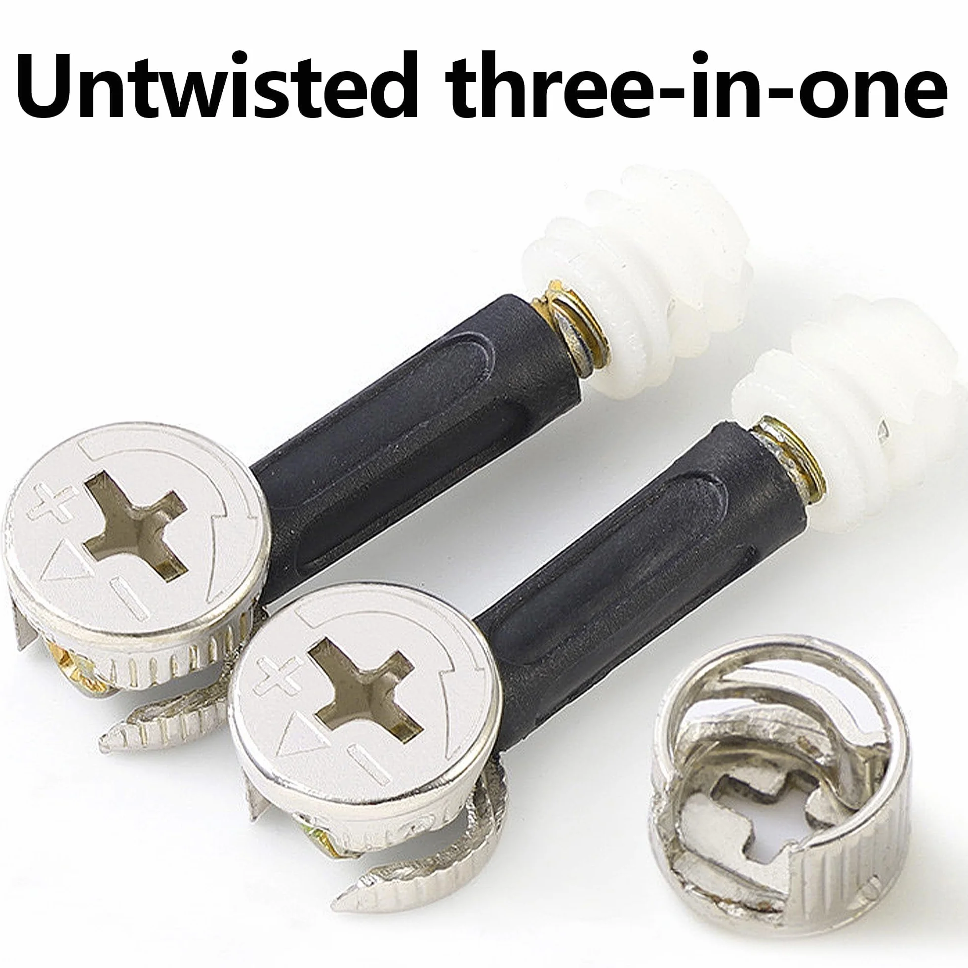 50 zestawów łączników meblowych M15 M6 x 40 mm do szafki komody