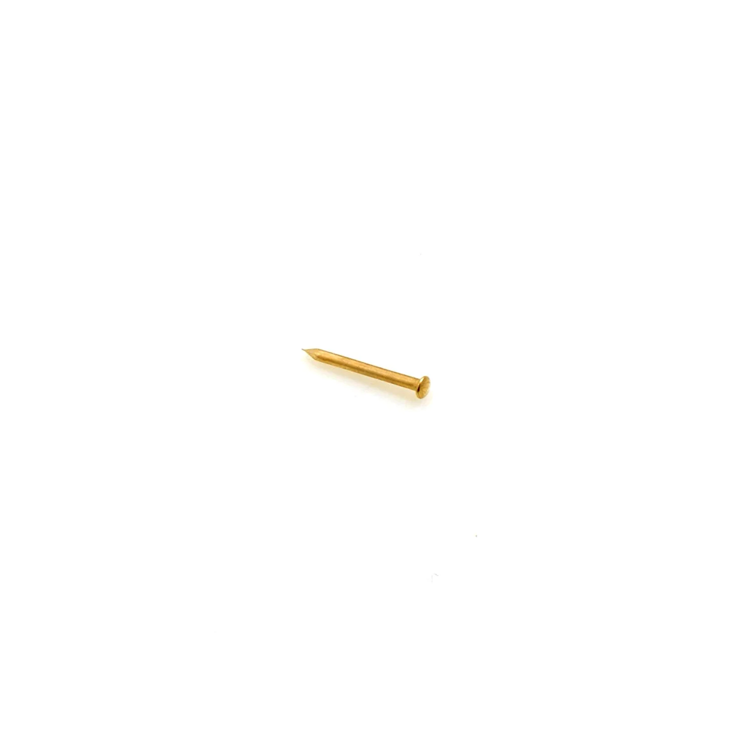 Kołki okrągłe gwoździe 1,0 x 10 mm żelazo mosiądzowane 50 g