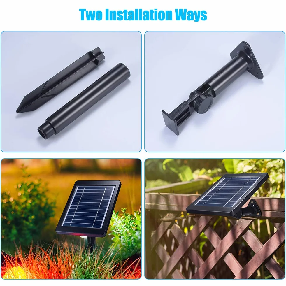 PChero Solarne oświetlenie stawowe zanurzalna lampa IP68 do stawu ogrodu