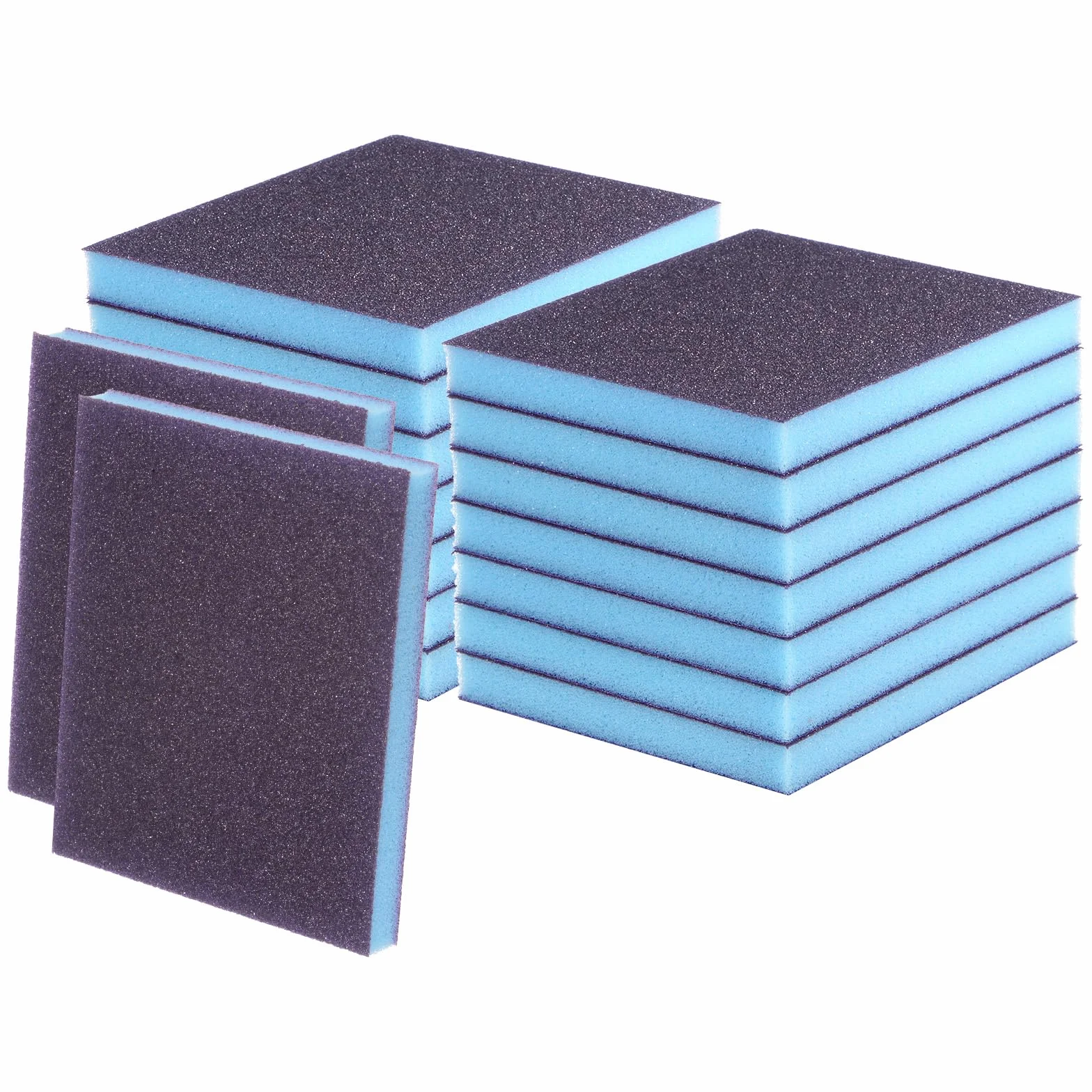QUARKZMAN gąbka do szlifowania 180-240 ziarnistość 120 x 100 x 12 mm 16 szt.
