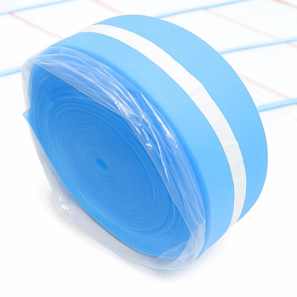 Taśma brzegowa dylatacyjna 75 m 150 x 8 mm 3 rolki samoprzylepna do ogrzewania podłogowego