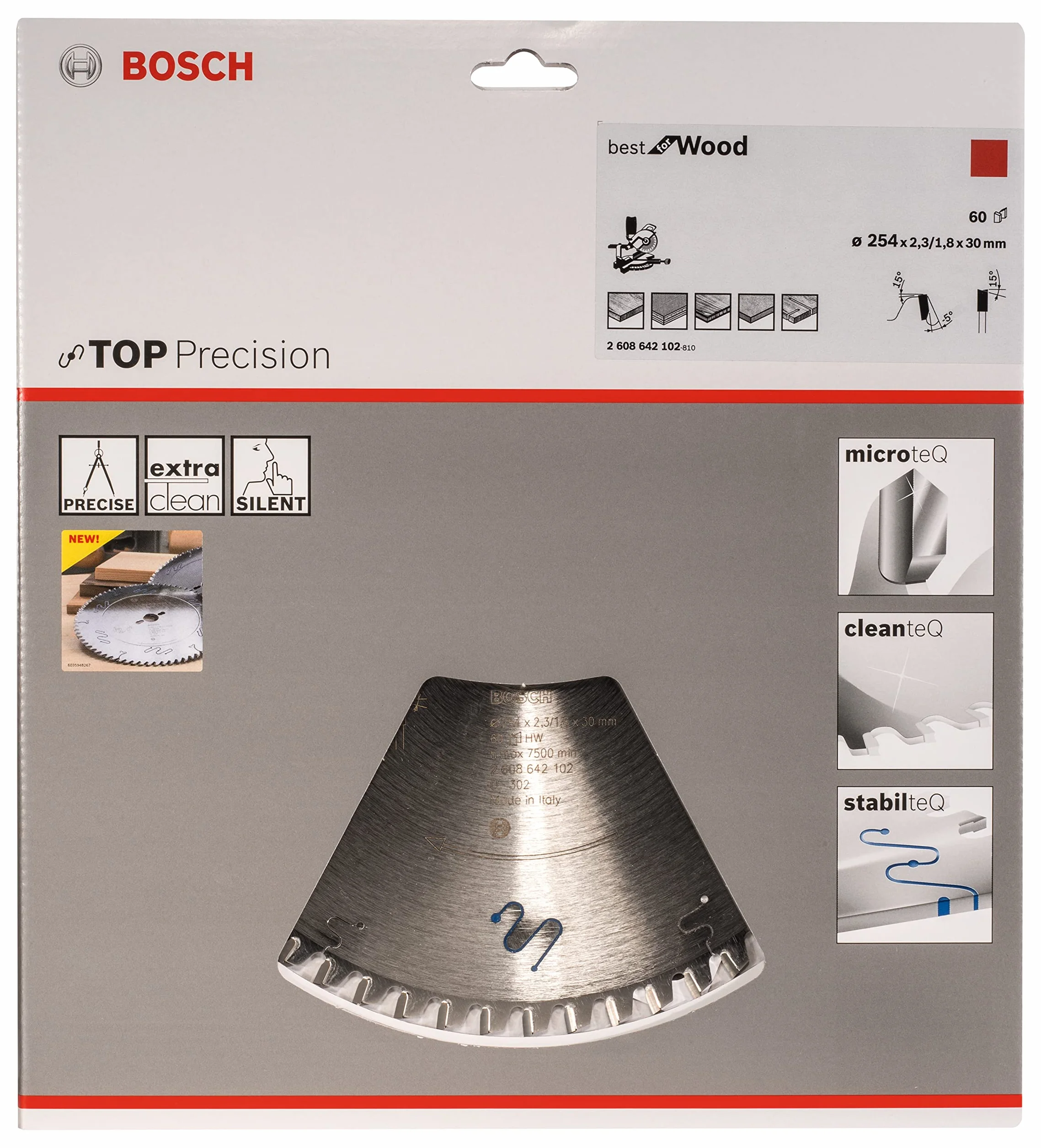Bosch brzeszczot do piły tarczowej 60 zębów Top Precision