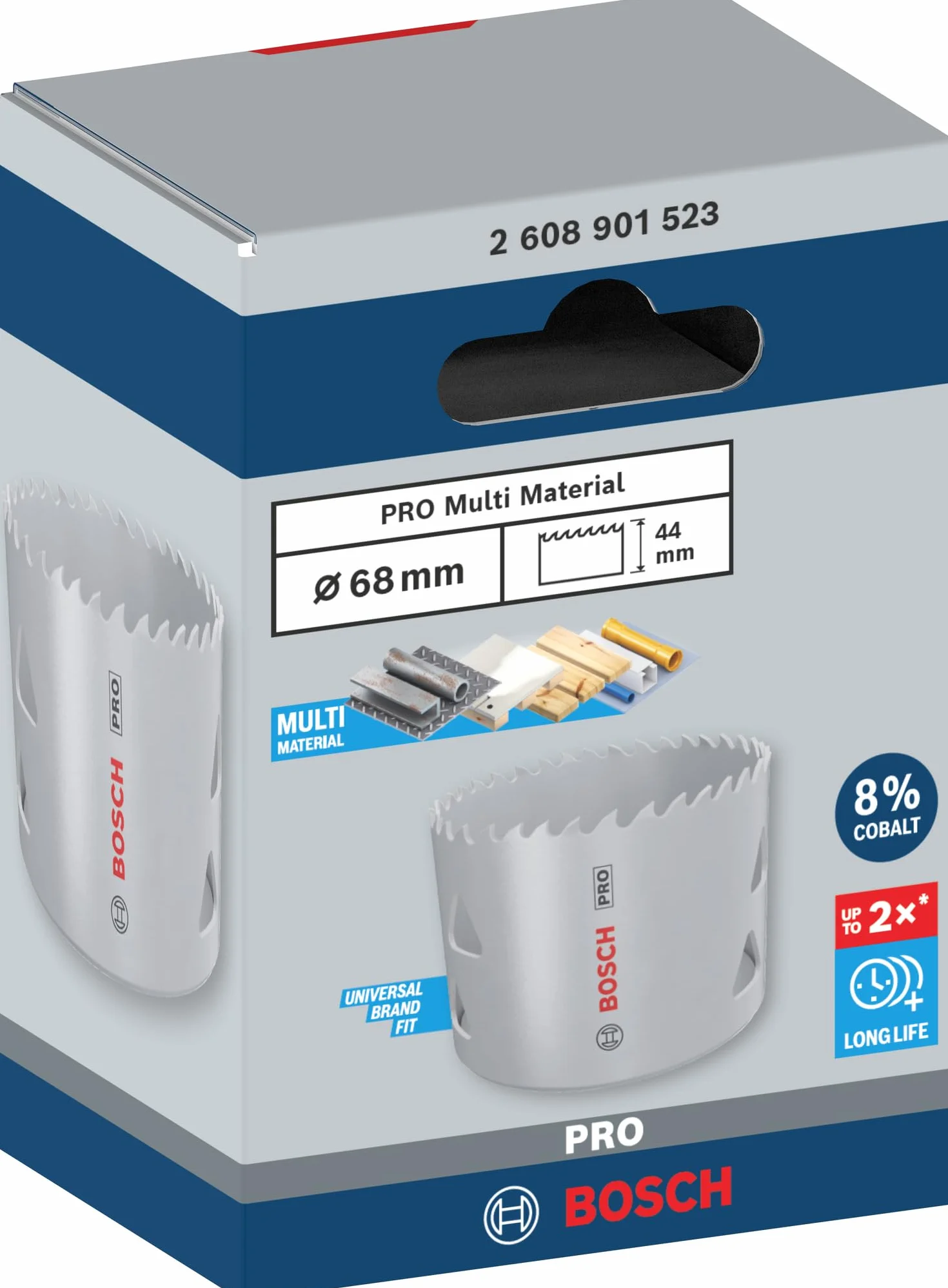 Bosch Piła otwornica PRO Multi Material Ø 68 mm Akcesoria Wiertarki Wkrętarki