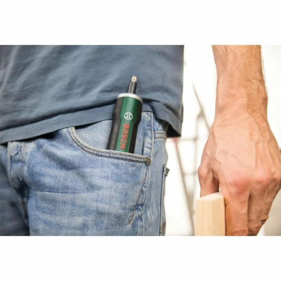Bosch Wkrętarka Akumulatorowa Pushdrive 3,6 V Zielony / Czarny, 32 Bity