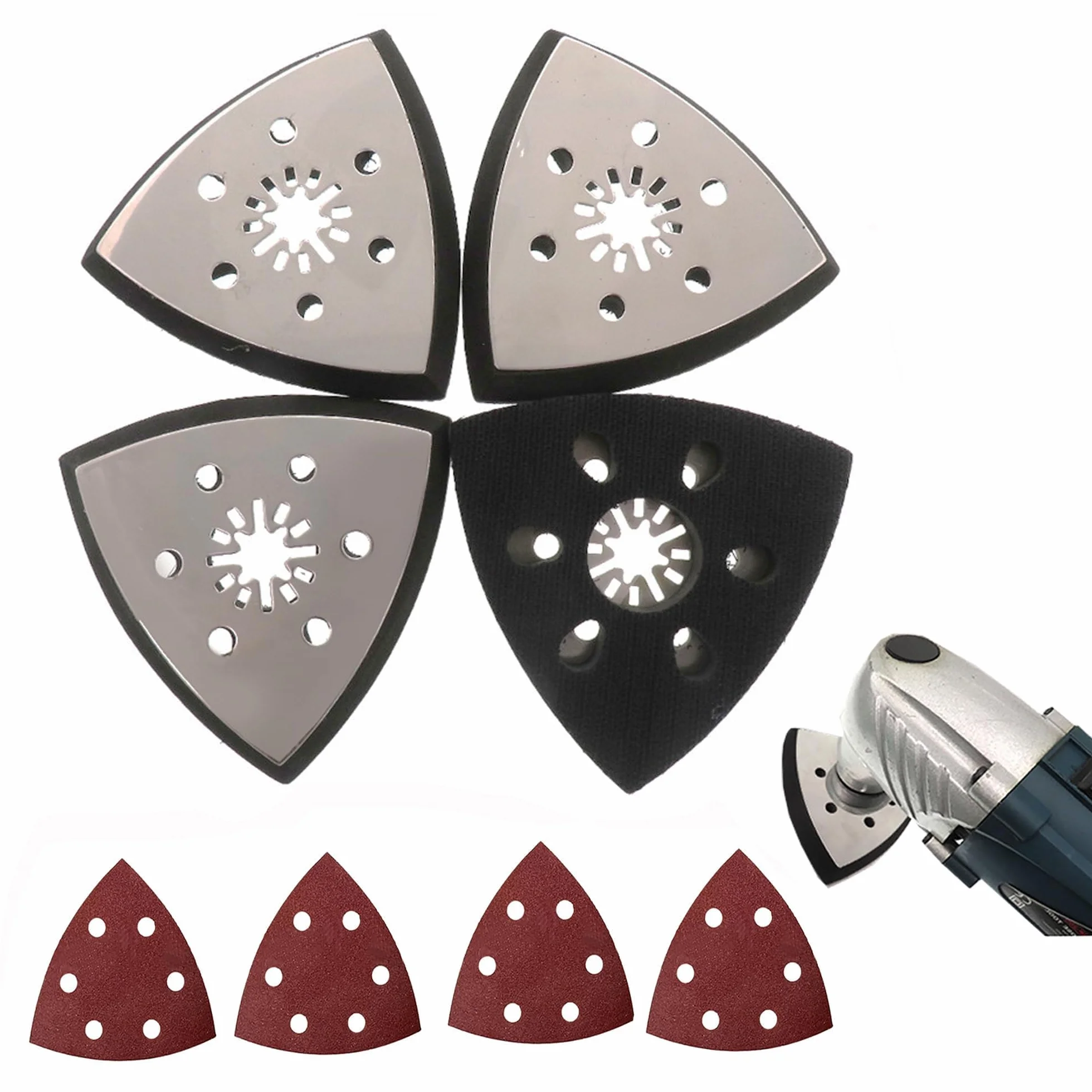 Trójkątne talerze szlifierskie Multimaster 93 mm 24x papier ścierny Starlock