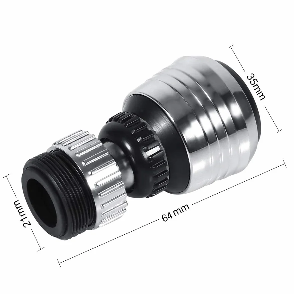 360 stopni obrotowa dysza do kranu adapter filtra oszczędzający wodę aerator kuchnia