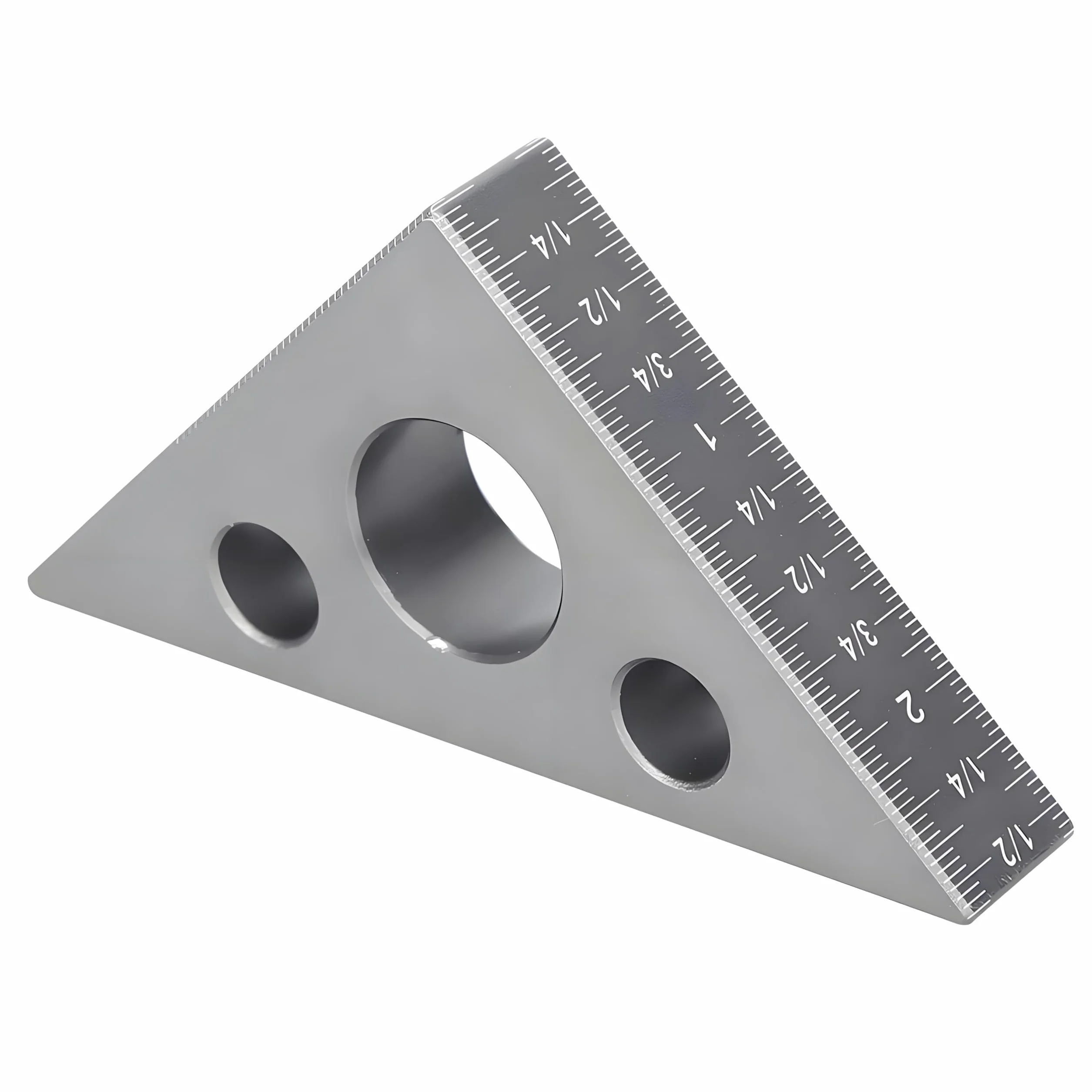 Linijka trójkątna ze stopu aluminium 45/90° do obróbki drewna