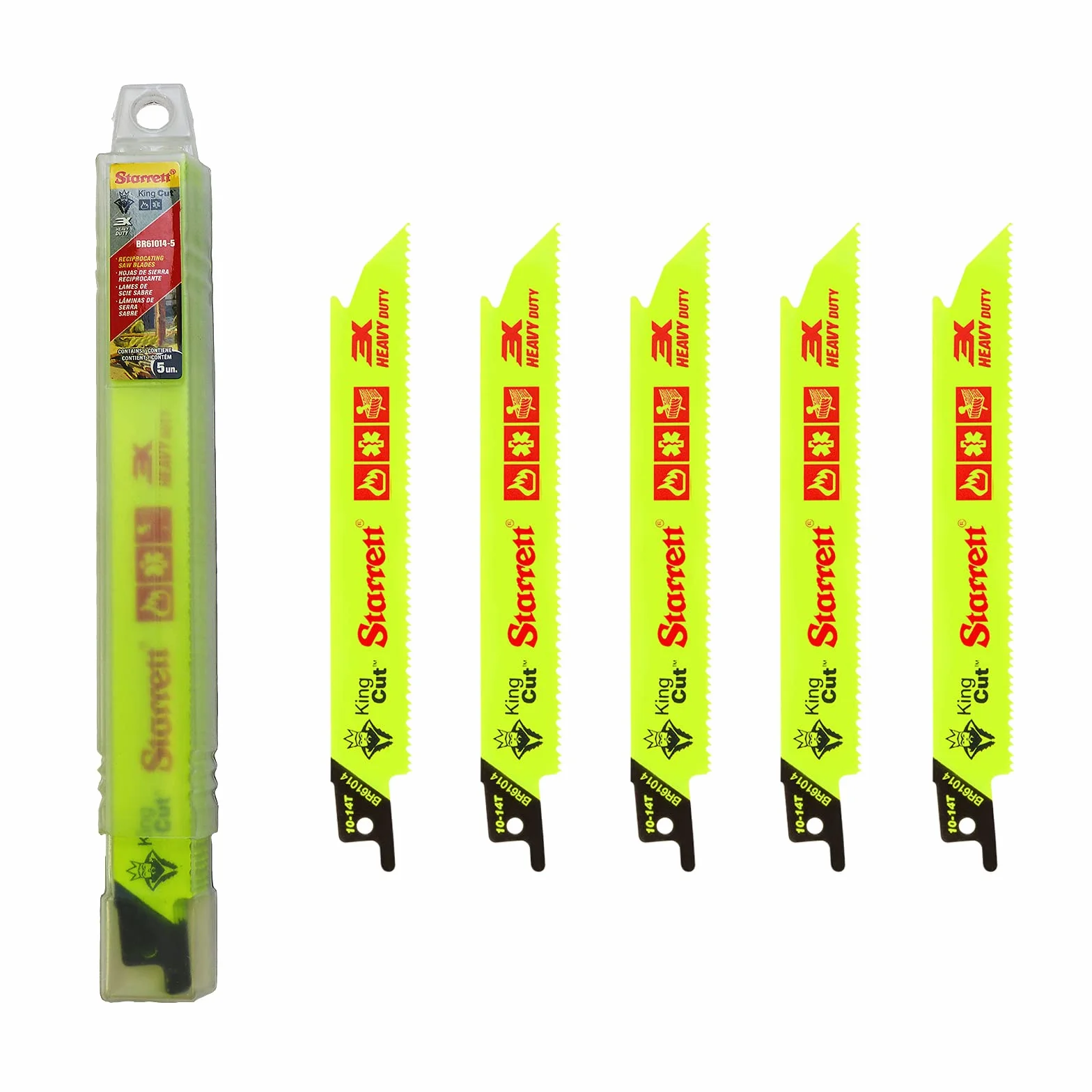 Starrett Brzeszczot do Piły Szablastej Bi-Metal King Cut 150 mm (6 cali) 5 sztuk