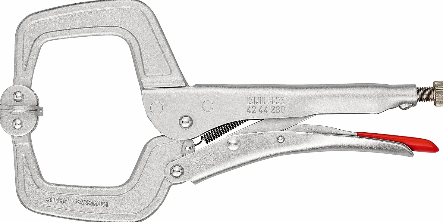KNIPEX Szczypce zaciskowe spawalnicze Ocynkowane 280 mm 42 44 280