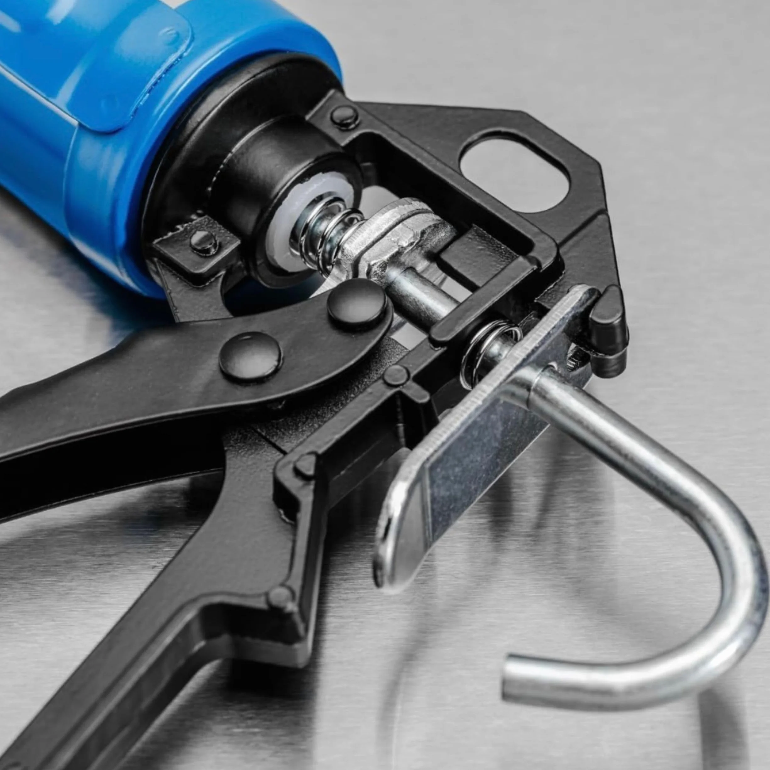 HÖGERT TECHNIK Pistolet do wyciskania nabojów 310 ml, prasa do wkładu silikonowego, akrylu i uszczelniaczy