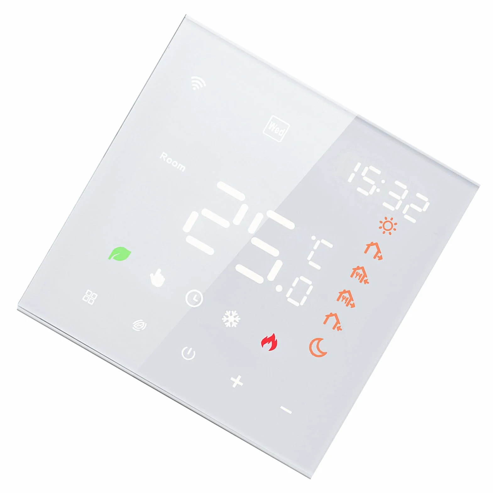 Kavolet Tuya Smart termostat Wi-Fi, 16 A, cyfrowy programowalny wyświetlacz LCD, ekran dotykowy regulator temperatury