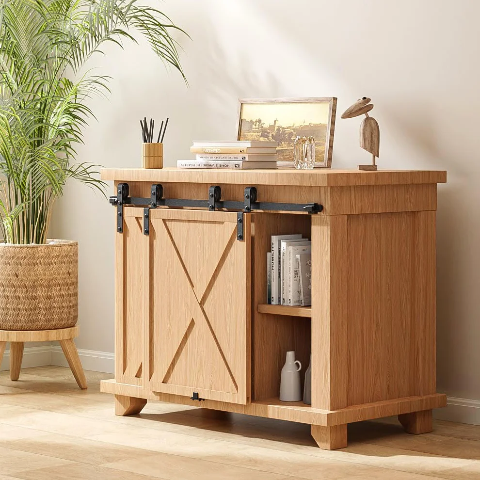 Mini Hardware Drzwi Przesuwne Zestaw 167,7 cm Do Drzwi Podwójne Bypass